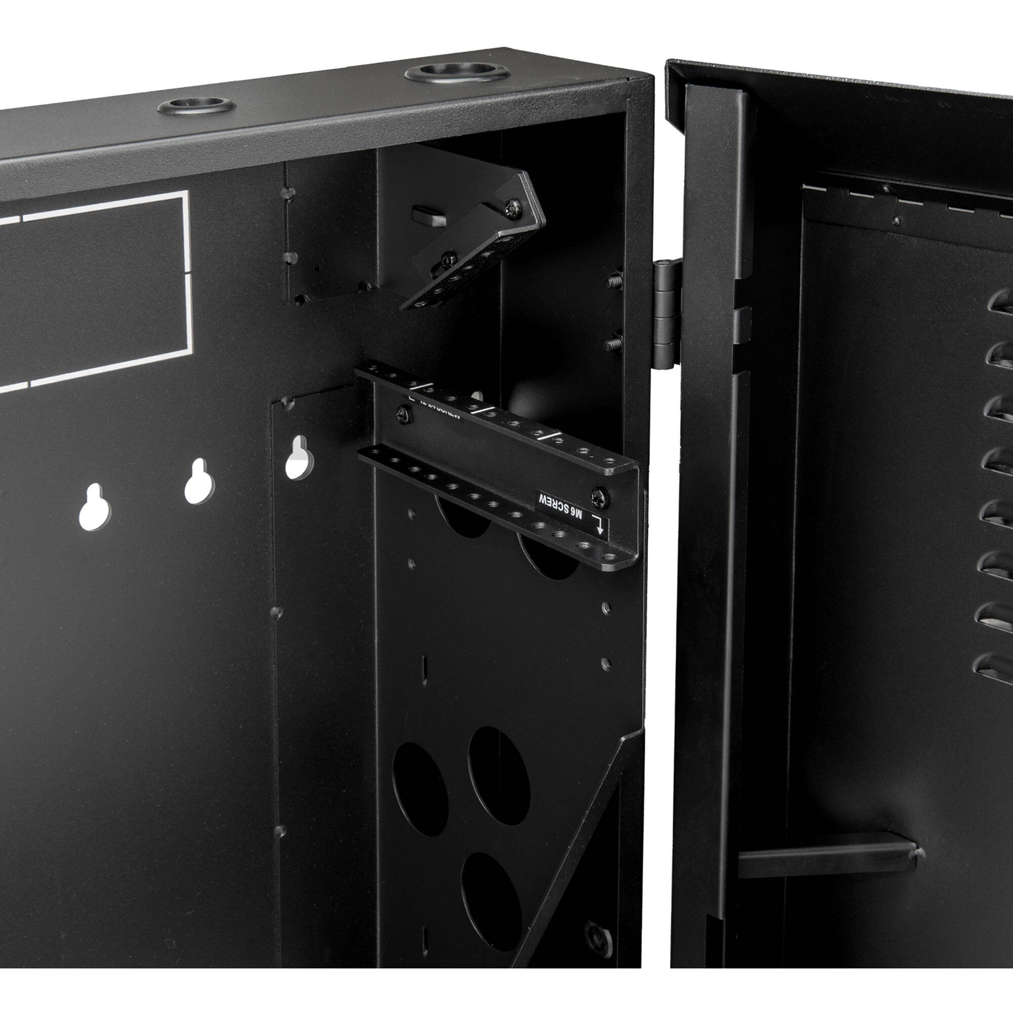 SOLIDRACK 4U LOW PROFILE VERTICAL MOUNT SWITCH-DEPTH WALL-MOUNT RACK ENCLOSURE C — view 11