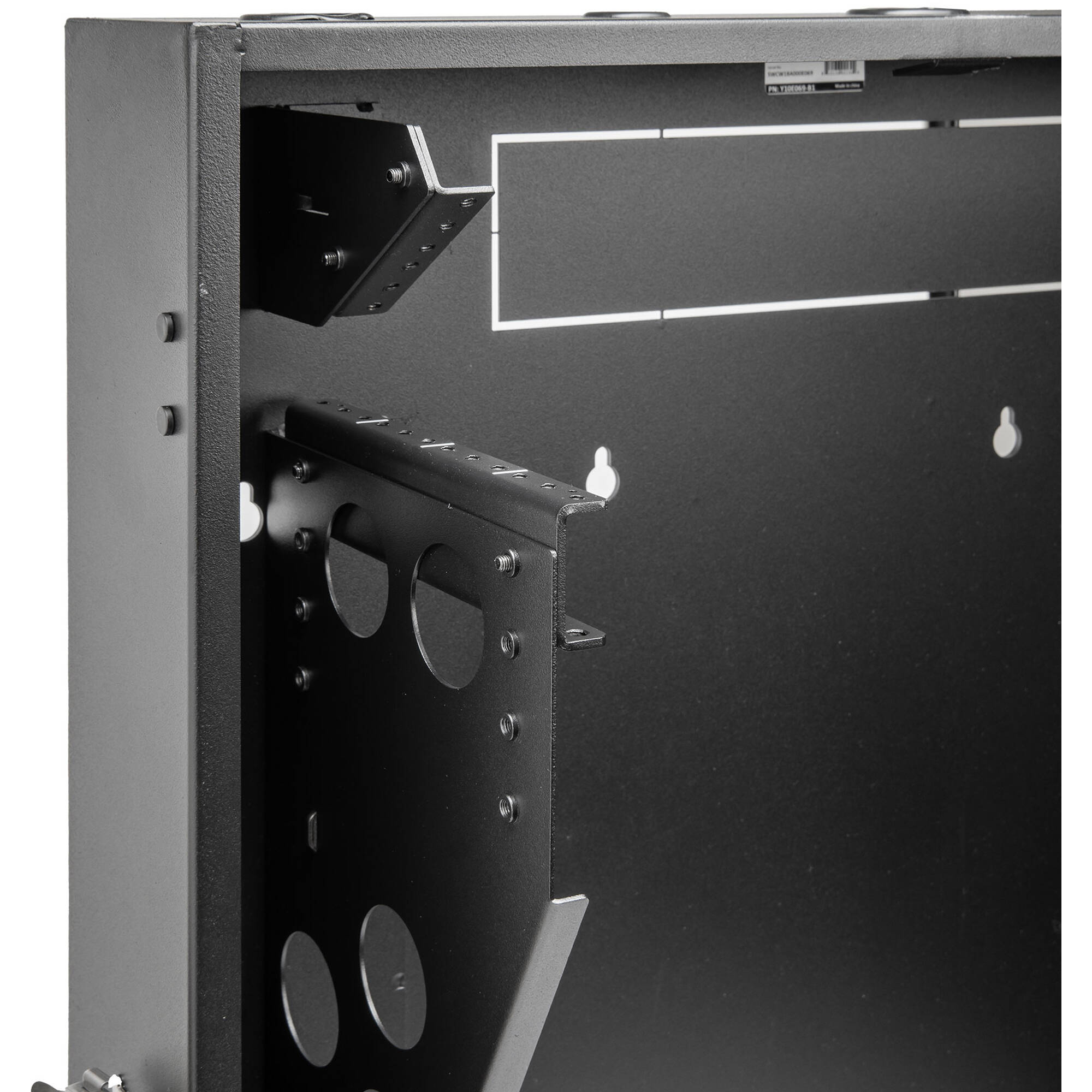 SOLIDRACK 4U LOW PROFILE VERTICAL MOUNT SWITCH-DEPTH WALL-MOUNT RACK ENCLOSURE C — view 12