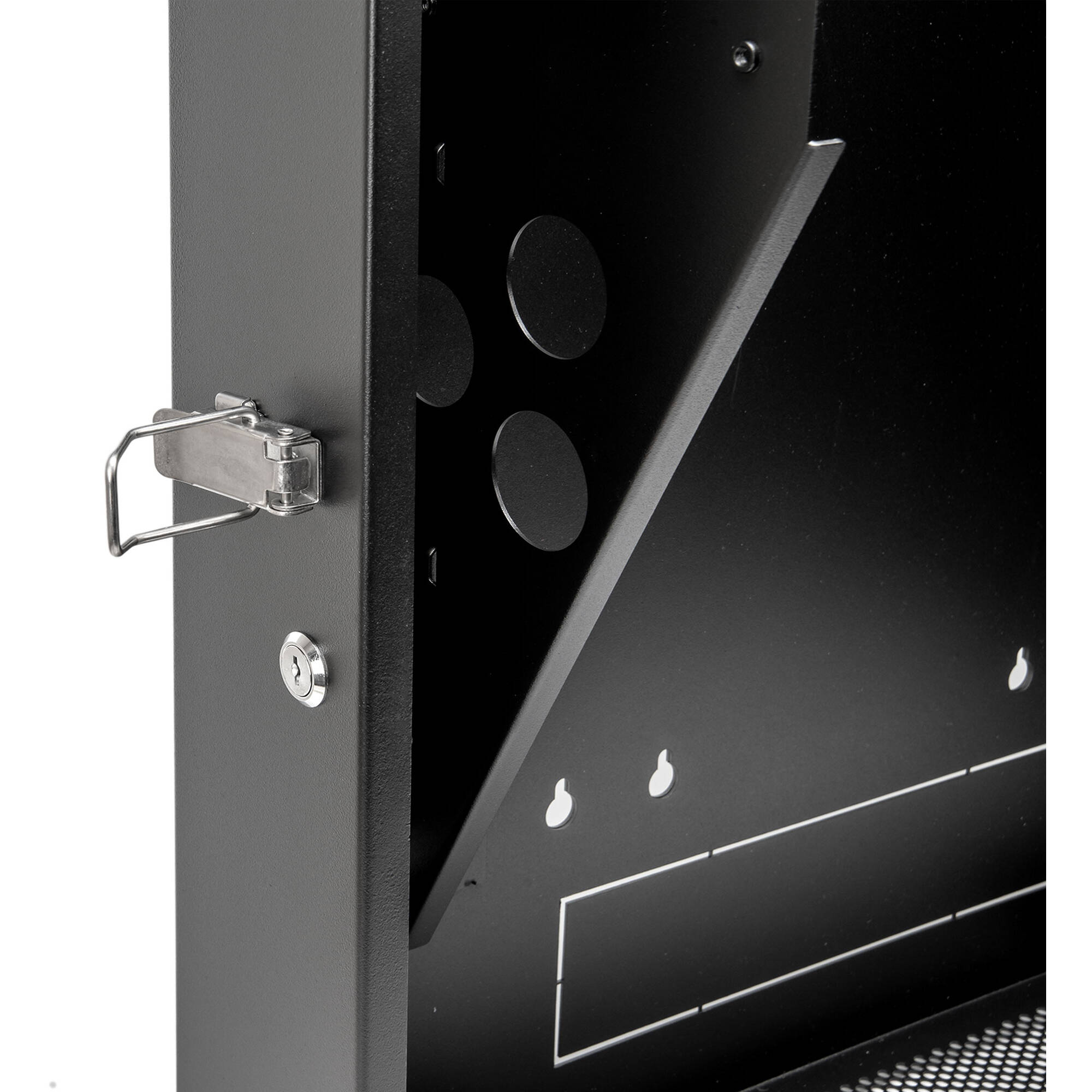 SOLIDRACK 4U LOW PROFILE VERTICAL MOUNT SWITCH-DEPTH WALL-MOUNT RACK ENCLOSURE C — view 13