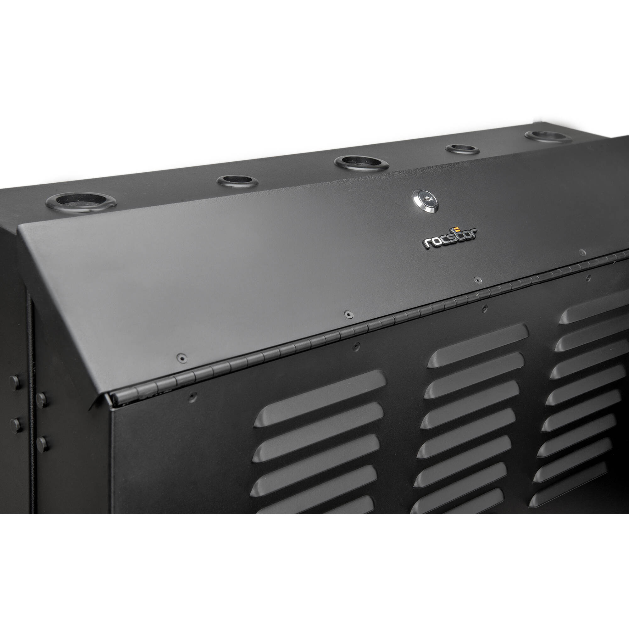 SOLIDRACK 4U LOW PROFILE VERTICAL MOUNT SWITCH-DEPTH WALL-MOUNT RACK ENCLOSURE C — view 17
