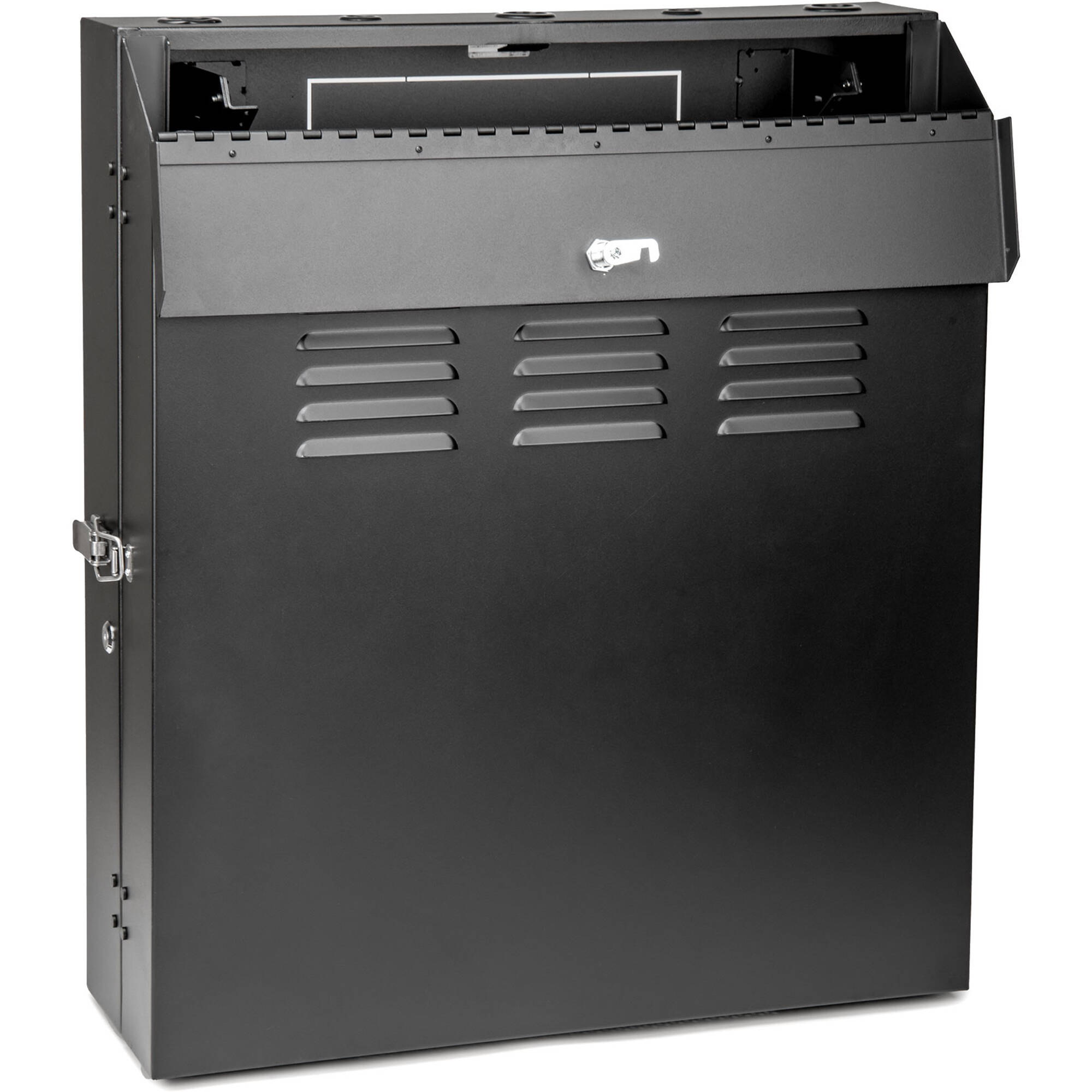 SOLIDRACK 4U LOW PROFILE VERTICAL MOUNT SWITCH-DEPTH WALL-MOUNT RACK ENCLOSURE C — view 2