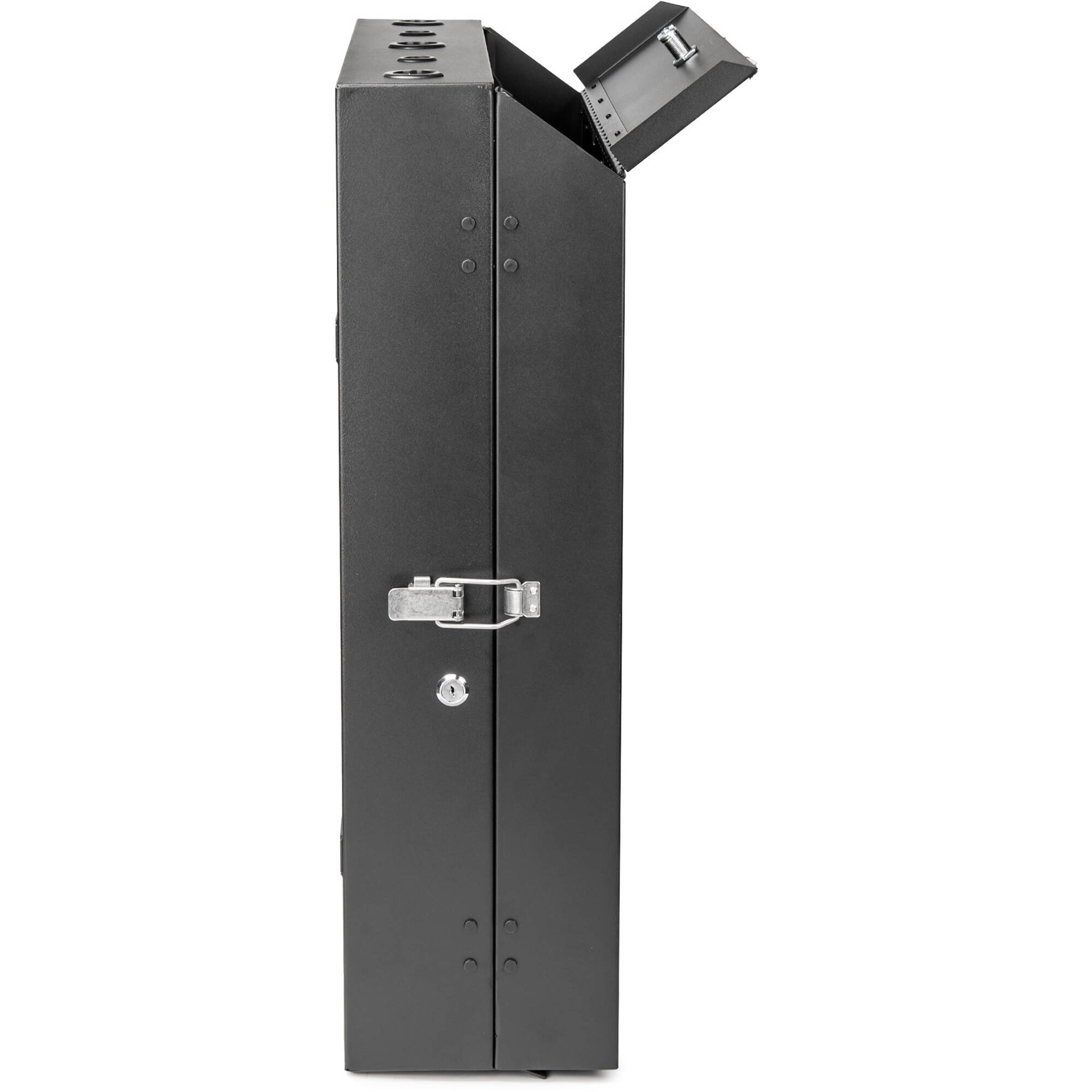 SOLIDRACK 4U LOW PROFILE VERTICAL MOUNT SWITCH-DEPTH WALL-MOUNT RACK ENCLOSURE C — view 8