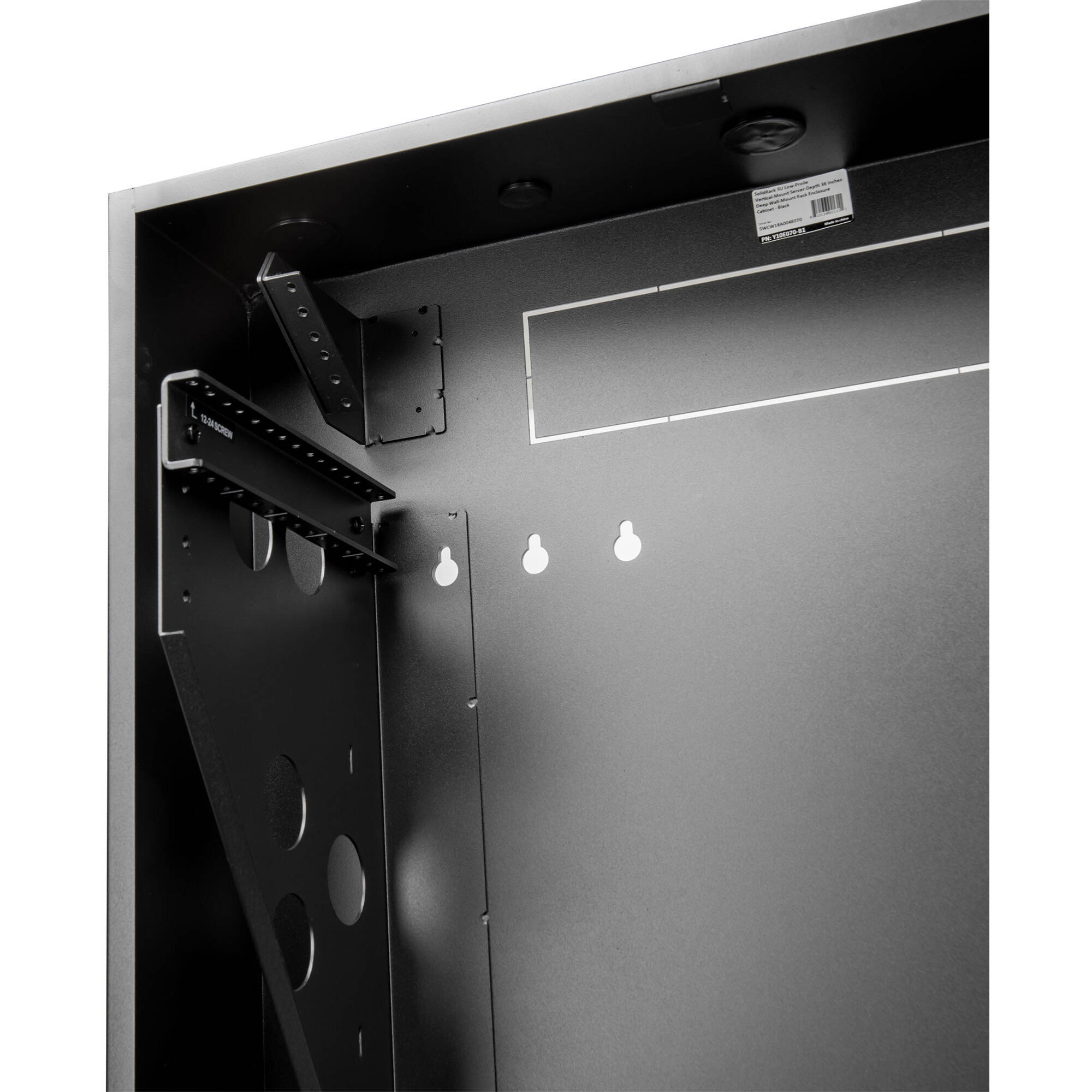 SOLIDRACK 5U LOW PROFILE VERTICAL MOUNT SERVER-DEPTH 36 INCHES DEEP WALL-MOUNT R — view 10