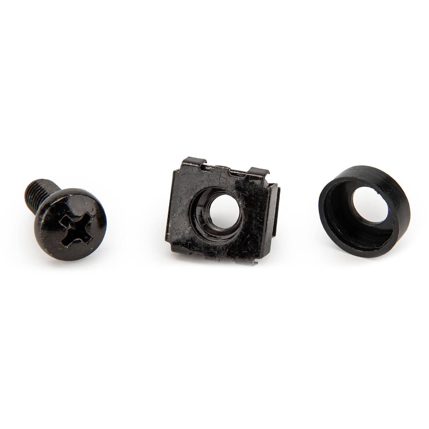 Rocstor Y10E083-B1 M5 Rack Cage Nuts 50 Pack Black | Rack Accessory