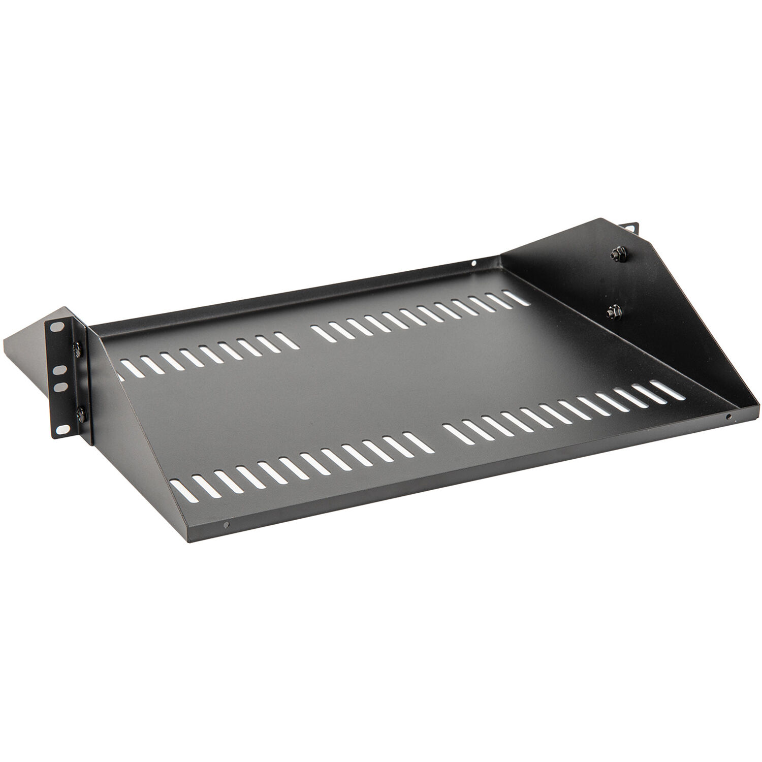 Rocstor Y10E084-B1 2U Cantilever Shelf 20 in | Rack Shelf, 2-Post