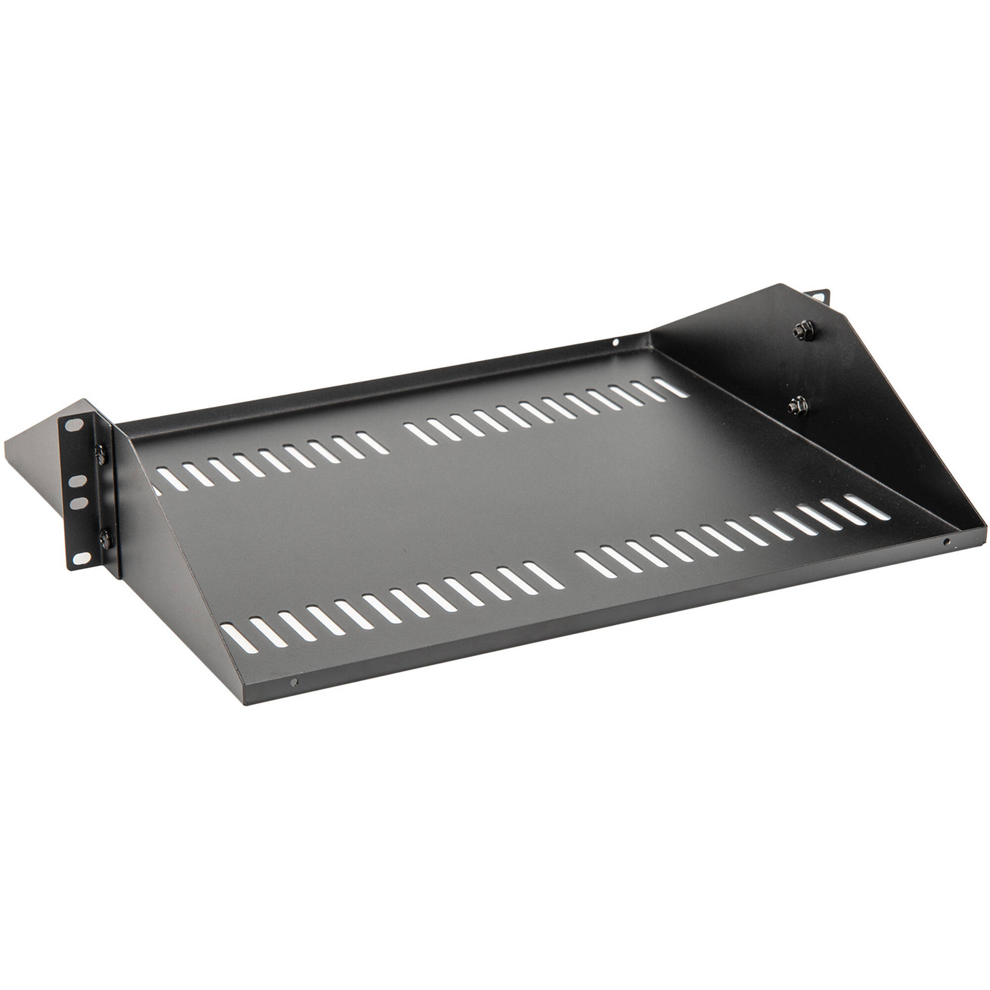 Rocstor Y10E085-B1 2U Universal Cantilever Shelf 14 in Deep | 2-Post Rack