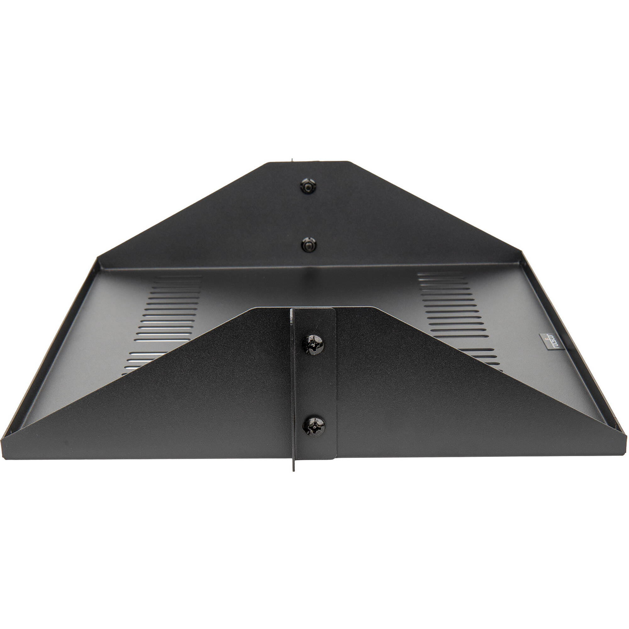 Rocstor Y10E085-B1 2U universal cantilever 14 inch deep center rack shelf for 2-post racks — view 3