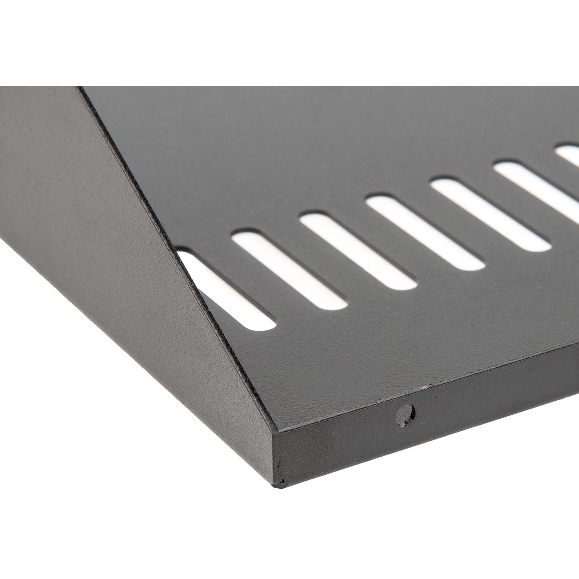 Rocstor Y10E085-B1 2U universal cantilever 14 inch deep center rack shelf for 2-post racks — view 7