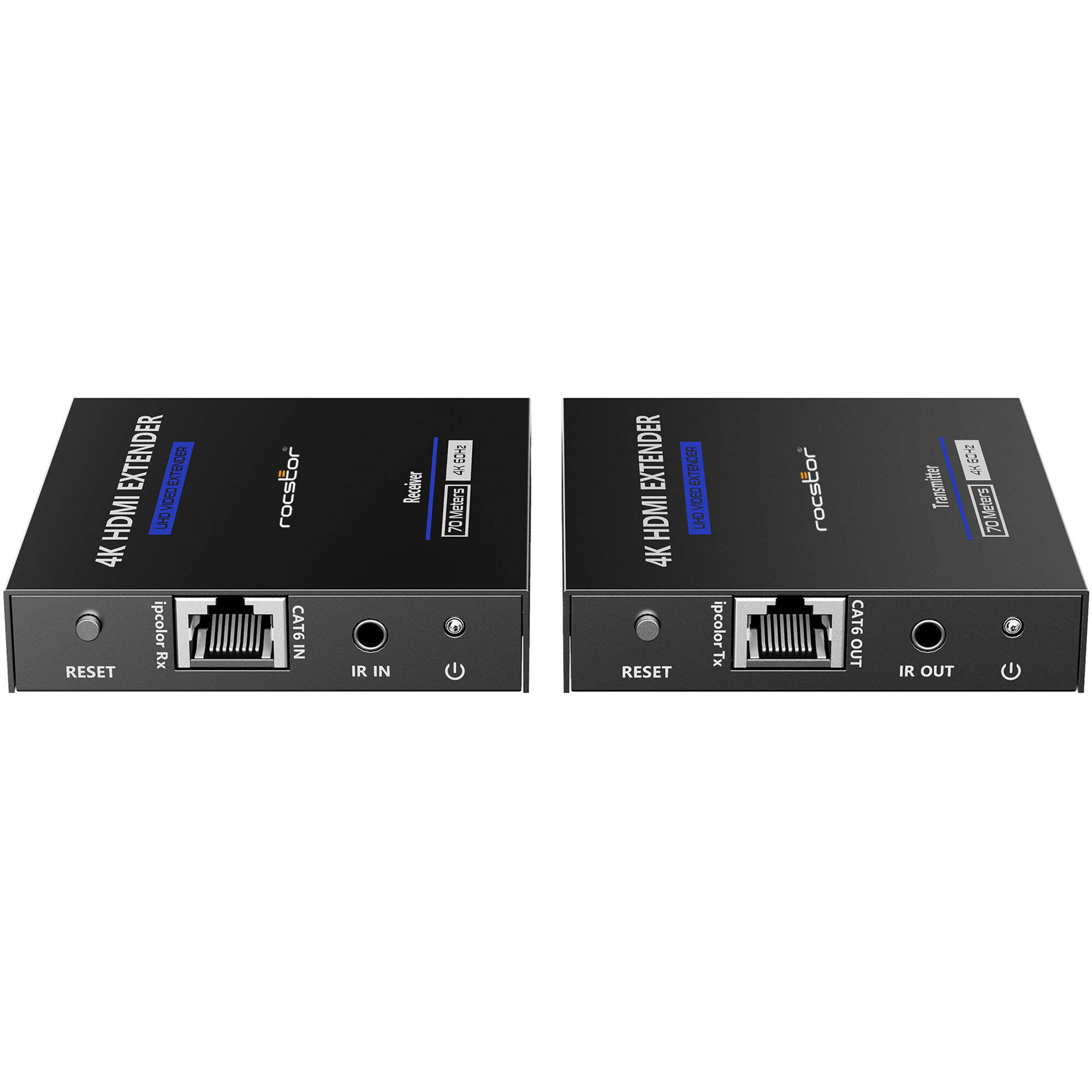 Rocstor TRUEREACH Y10G001-B1 4K HDMI extender over Cat6 Cat6A Cat7 — view 2