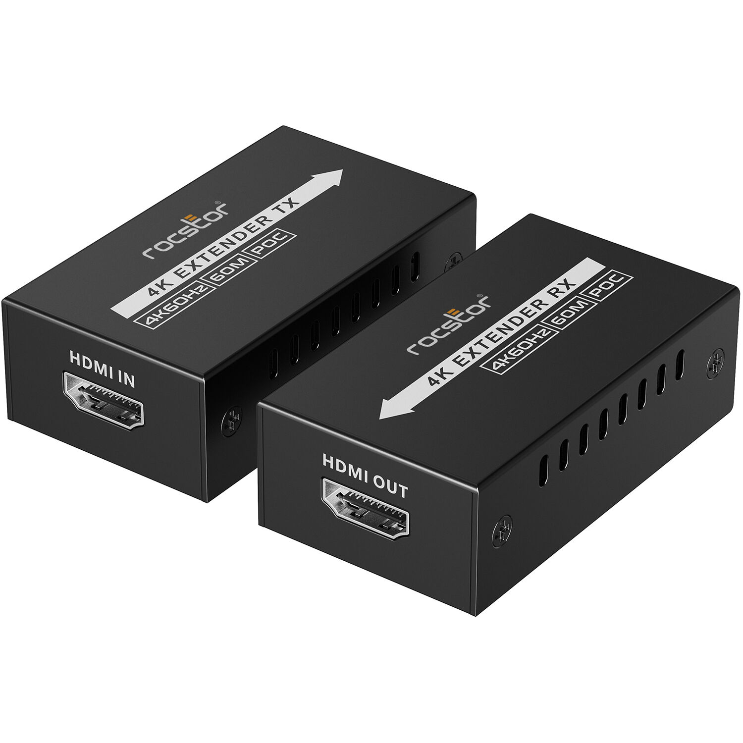 Rocstor Truereach Y10G013-B1 4K 60Hz HDMI extender over Ethernet cable — view 2