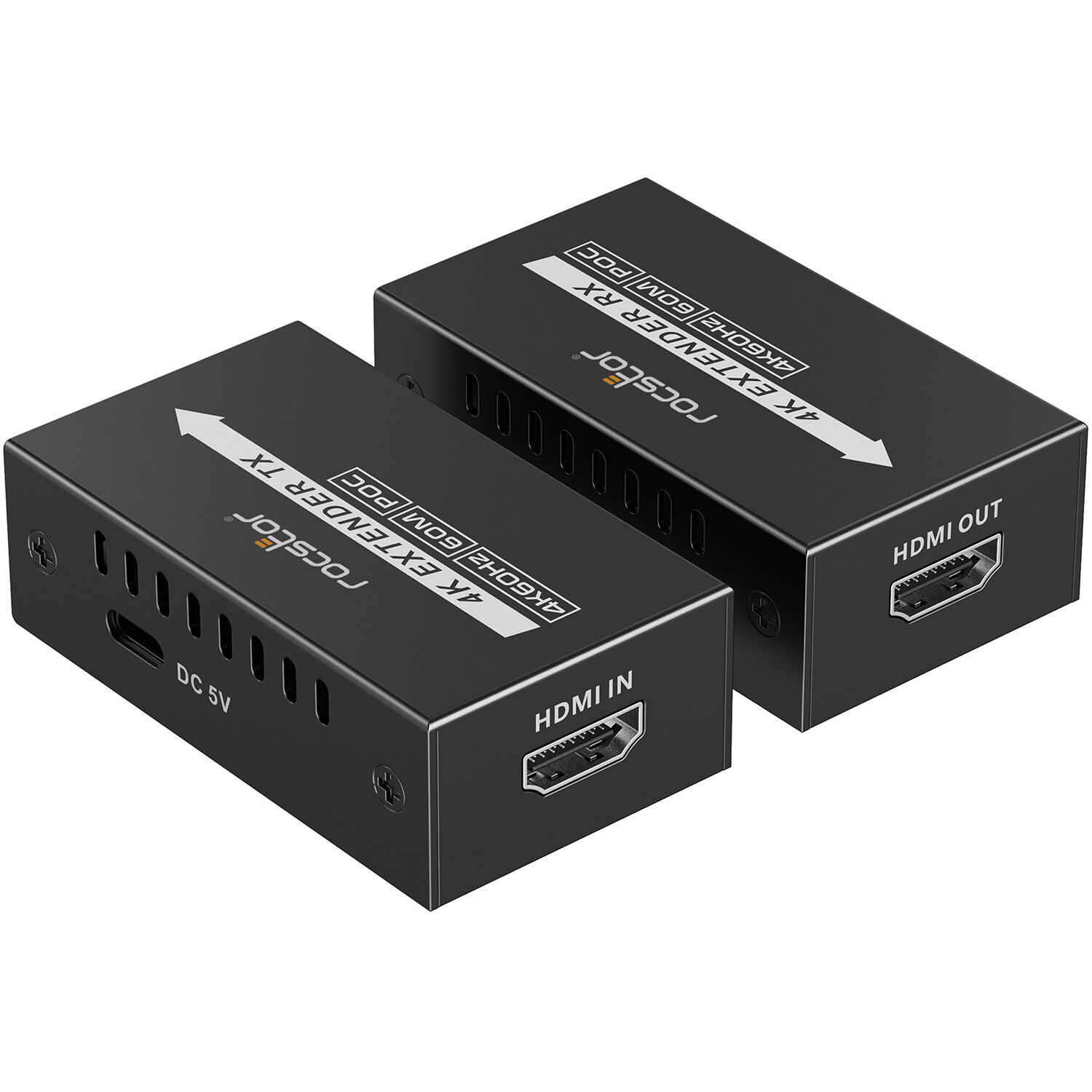 Rocstor Truereach Y10G013-B1 4K 60Hz HDMI extender over Ethernet cable — view 3