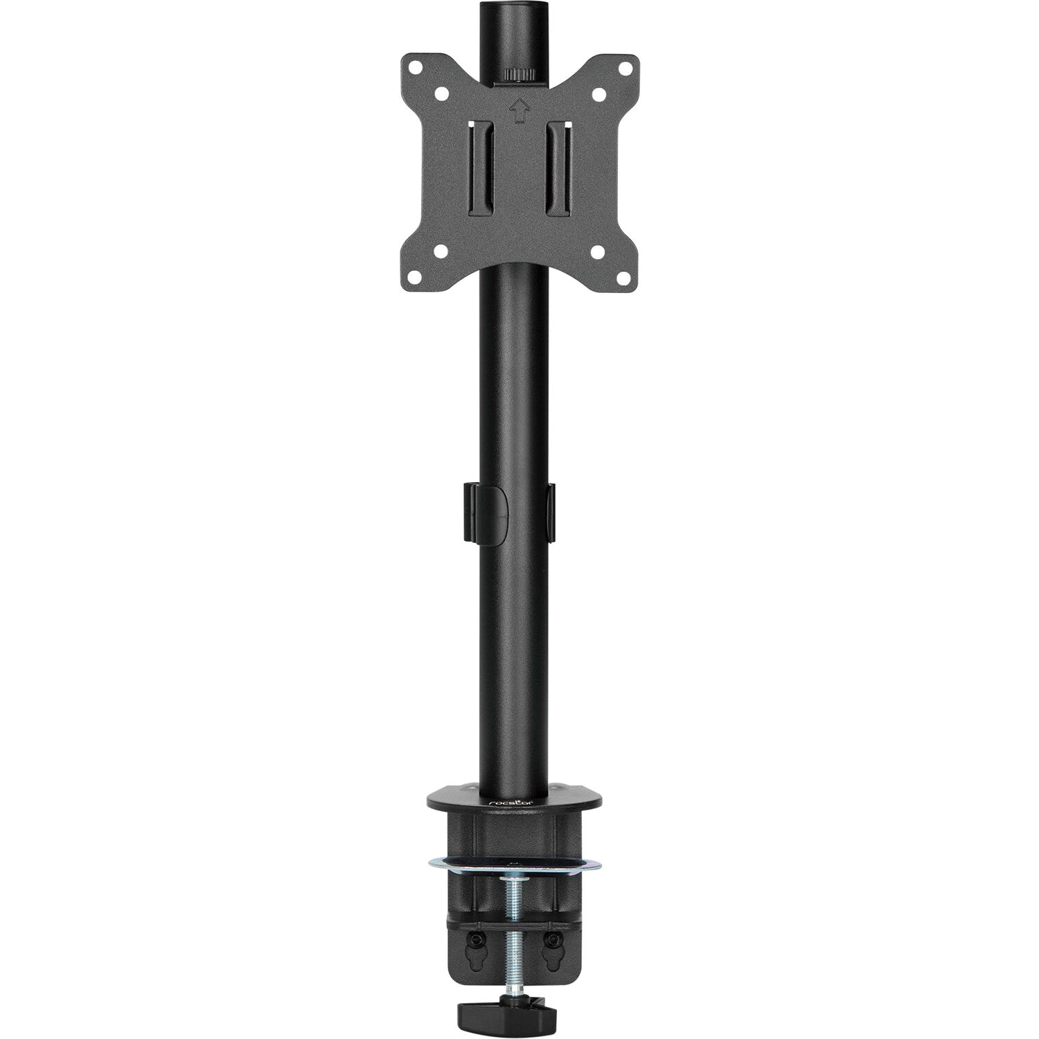 ERGOREACH EP3 single monitor pole mount with C-clamp and grommet installation for displays up to 34 inches — view 3