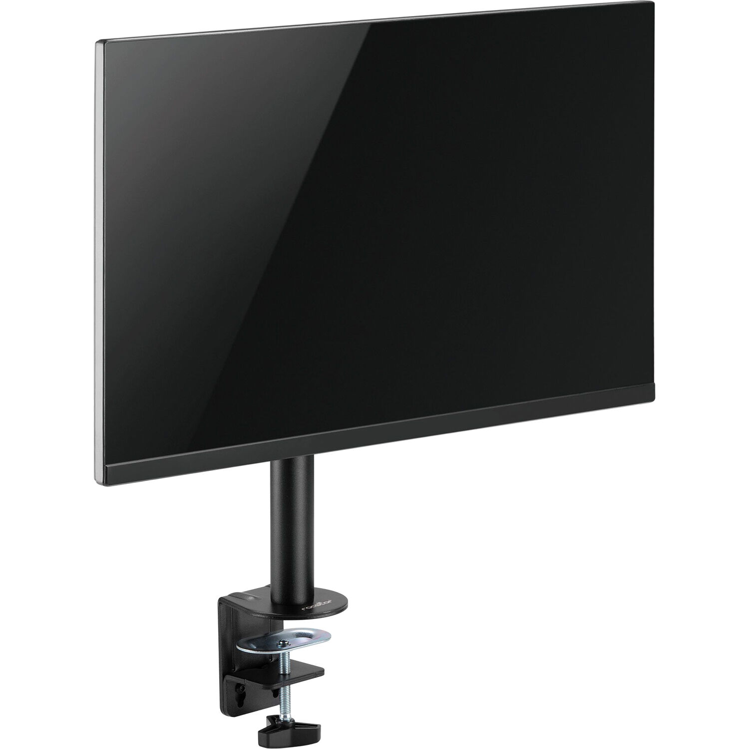 ERGOREACH EP3 single monitor pole mount with C-clamp and grommet installation for displays up to 34 inches — view 5
