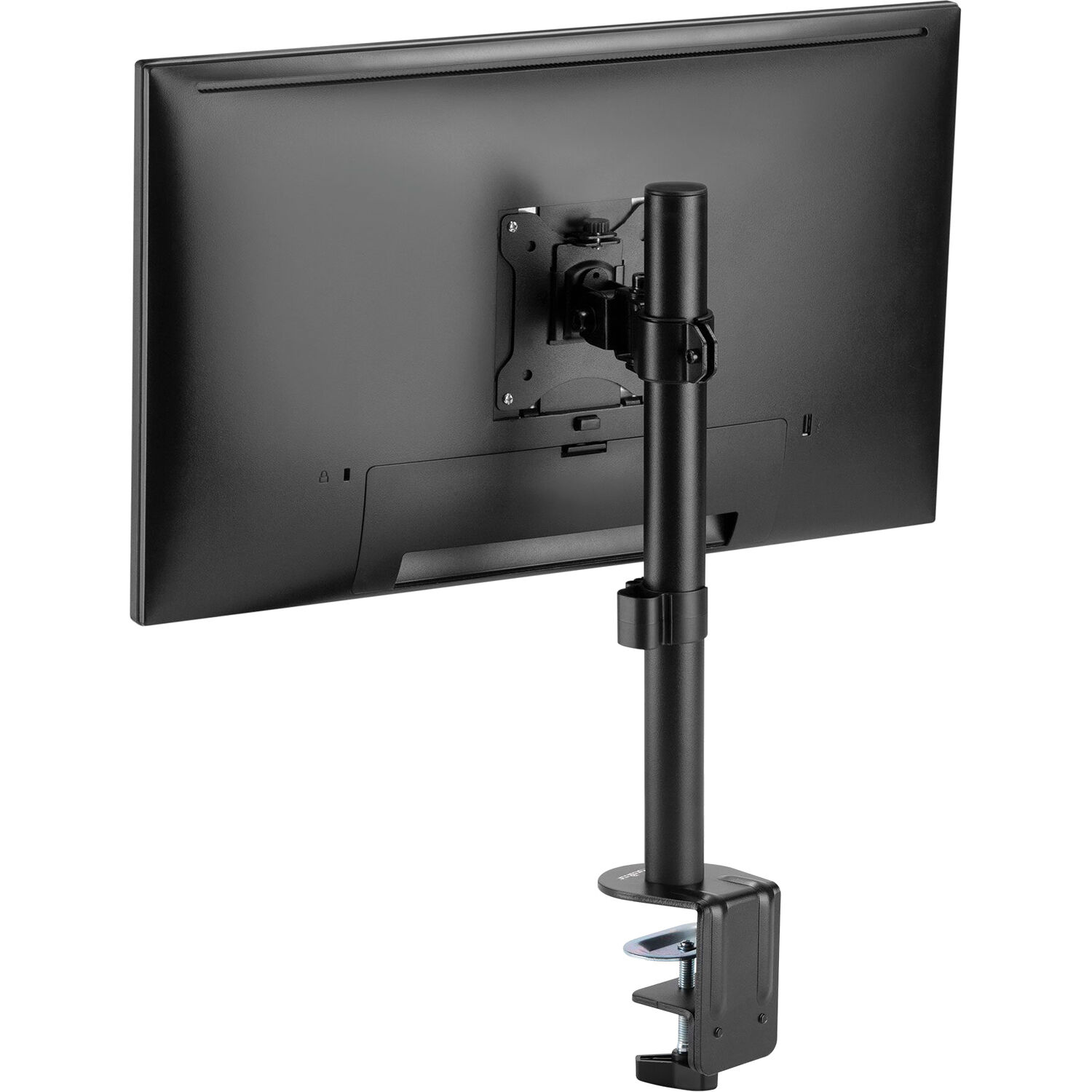 ERGOREACH EP3 single monitor pole mount with C-clamp and grommet installation for displays up to 34 inches — view 6
