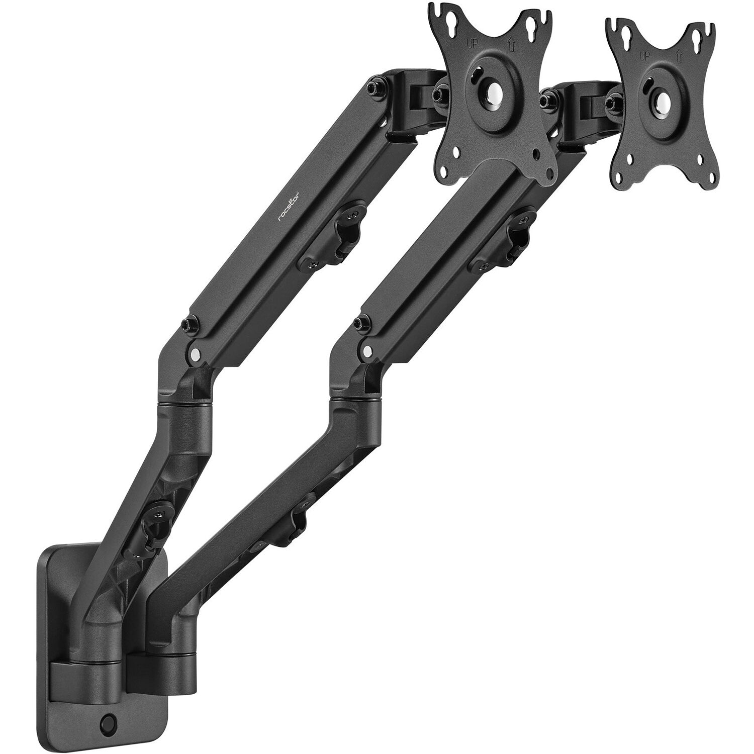 ERGOREACH EW1 premium dual ergonomic monitor arm for two 27-inch displays — view 2