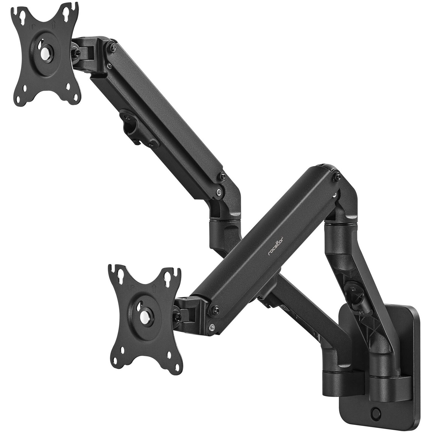 ERGOREACH EW1 premium dual ergonomic monitor arm for two 27-inch displays — view 3