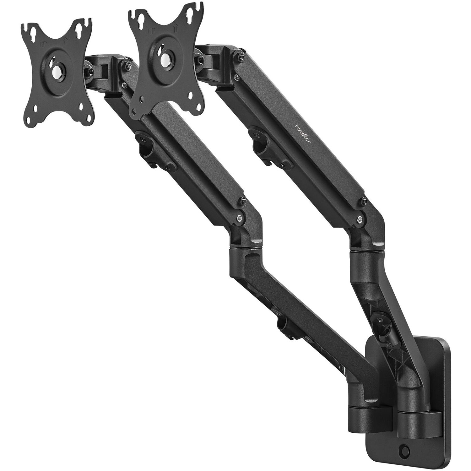 ERGOREACH EW1 premium dual ergonomic monitor arm for two 27-inch displays — view 4
