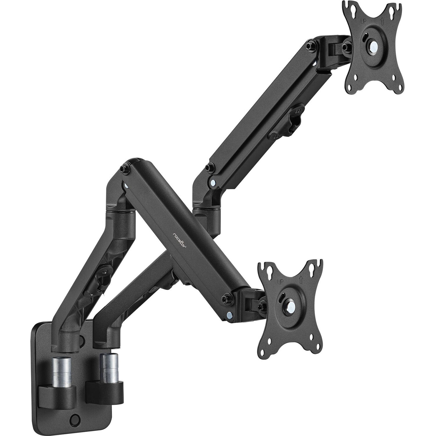 ERGOREACH EW1 premium dual ergonomic monitor arm for two 27-inch displays — view 7