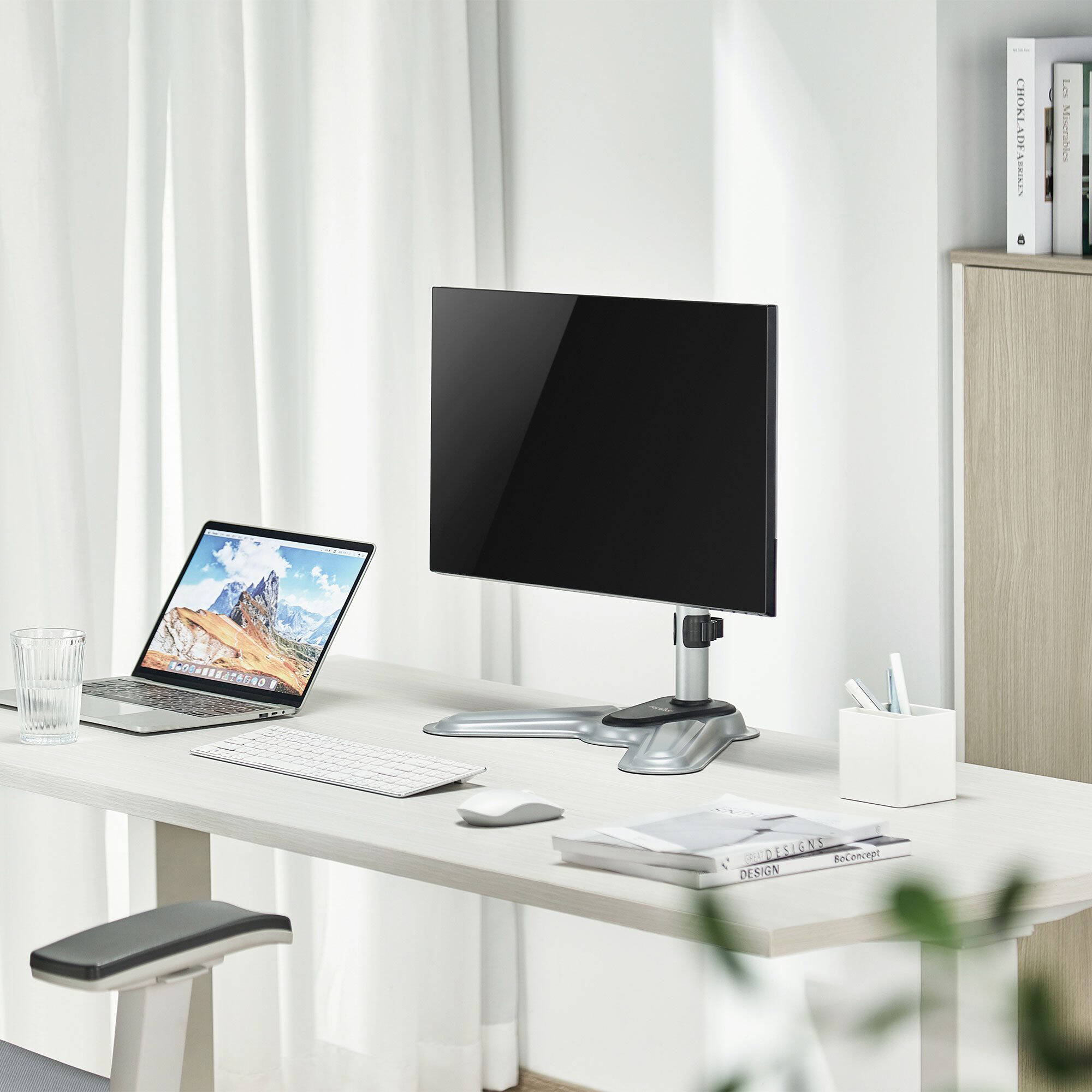 ERGOREACH EP10 premium aluminum single monitor stand for displays up to 32 inches — view 7
