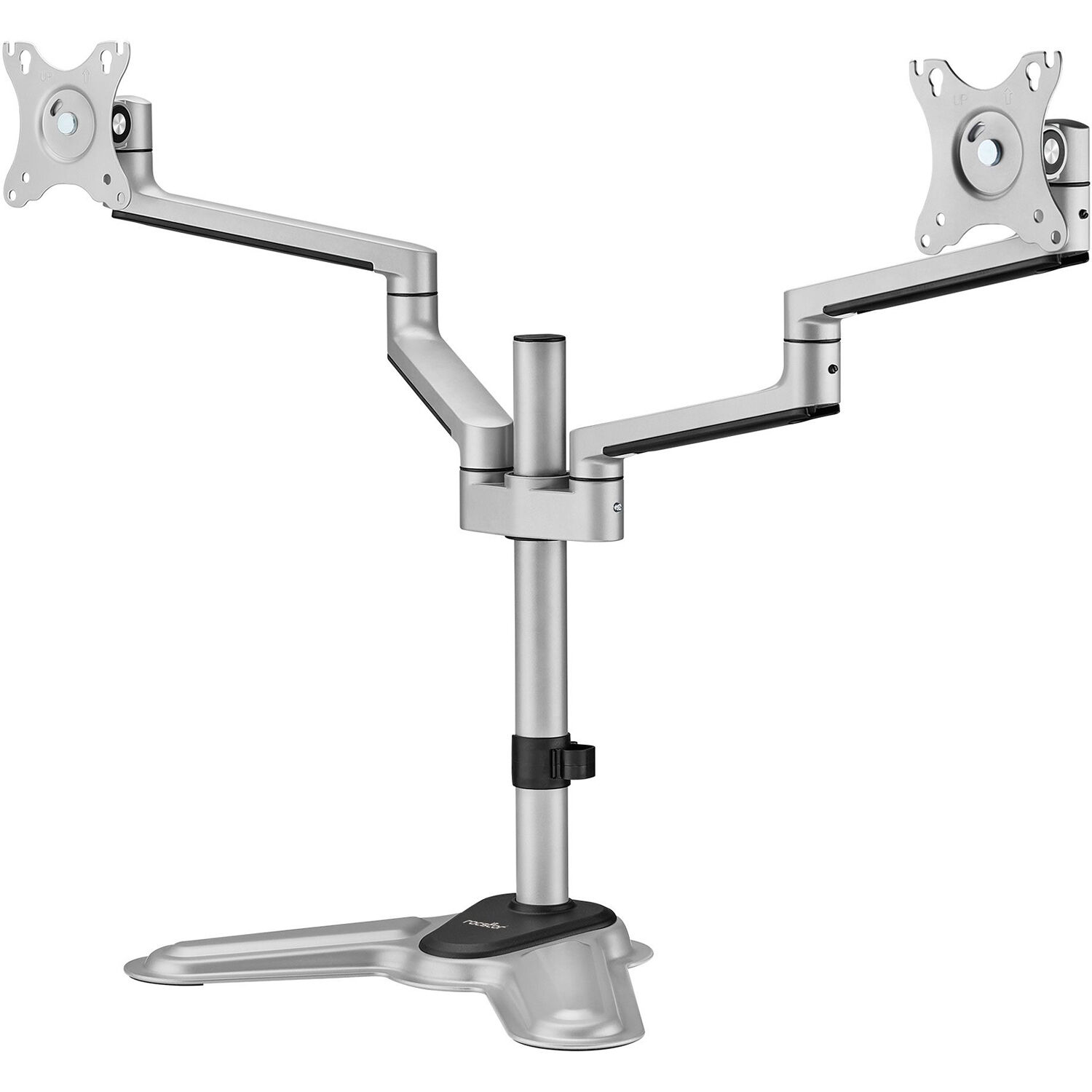 Rocstor ERGOREACH EP11 premium aluminum dual-screen monitor stand for two 32-inch displays — view 4