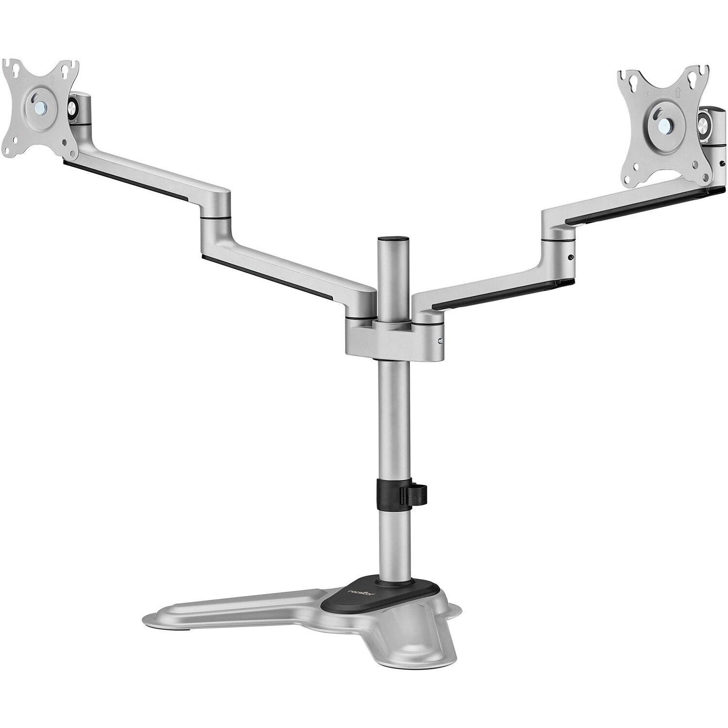 Rocstor ERGOREACH EP11 premium aluminum dual-screen monitor stand for two 32-inch displays — view 5