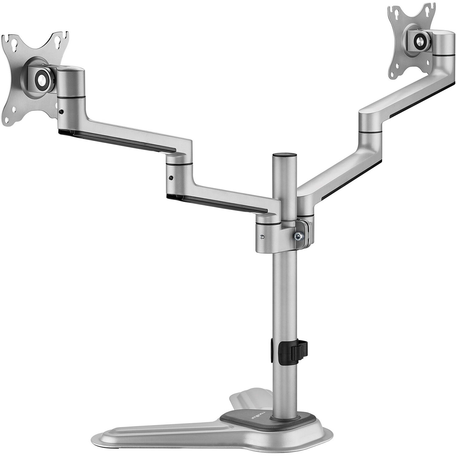 Rocstor ERGOREACH EP11 premium aluminum dual-screen monitor stand for two 32-inch displays — view 6