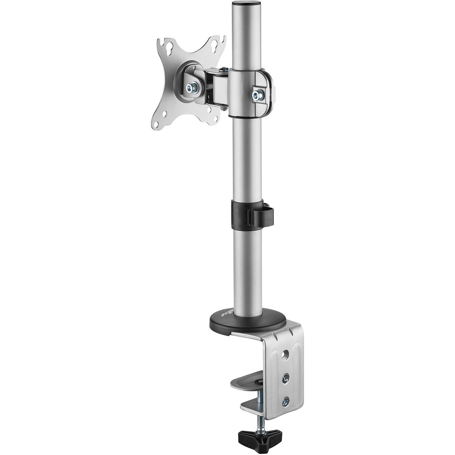 ERGOREACH EP12 single aluminum monitor mount with C-clamp and grommet support — view 5