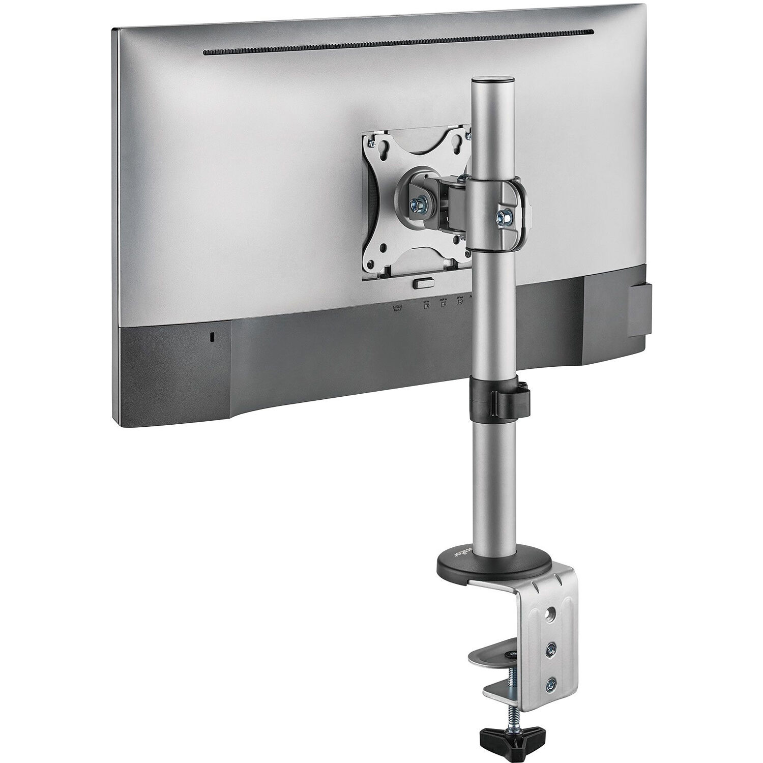 ERGOREACH EP12 single aluminum monitor mount with C-clamp and grommet support — view 7