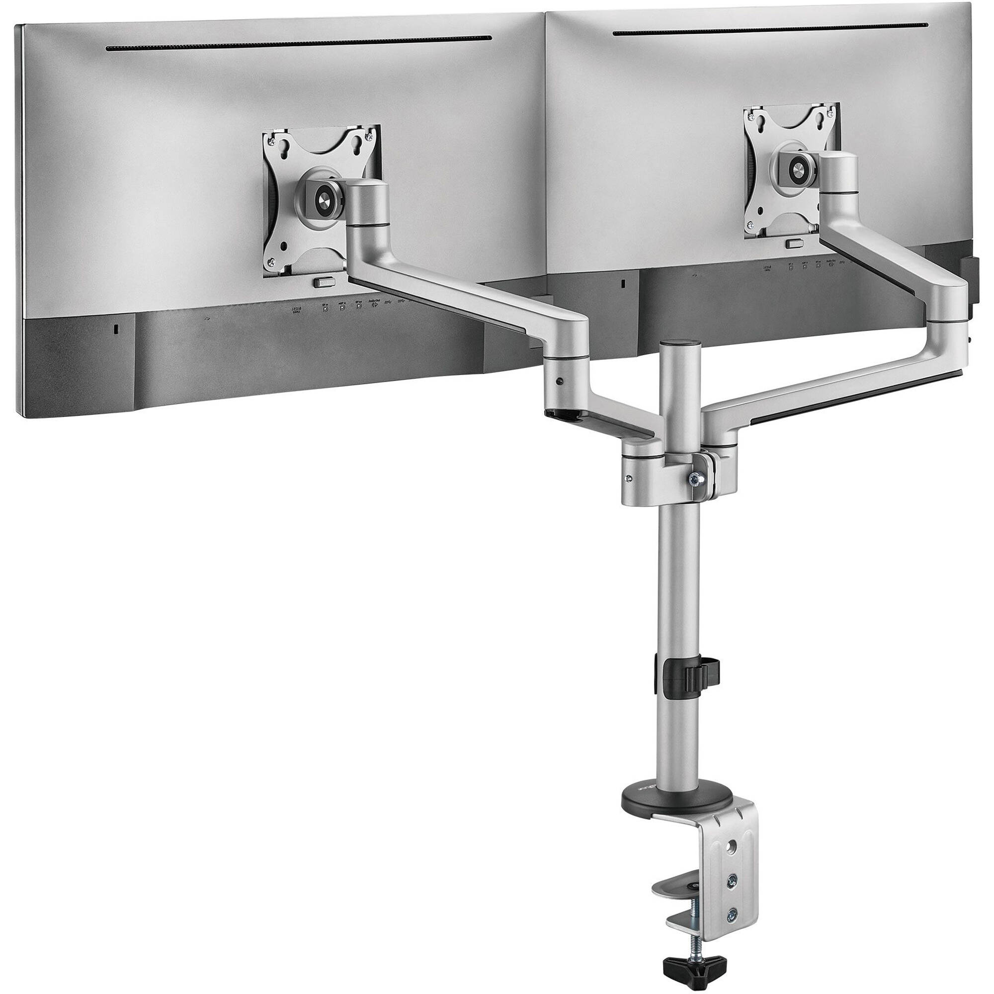 ERGOREACH EP14 premium aluminum articulating dual-screen monitor mount for two displays — view 8
