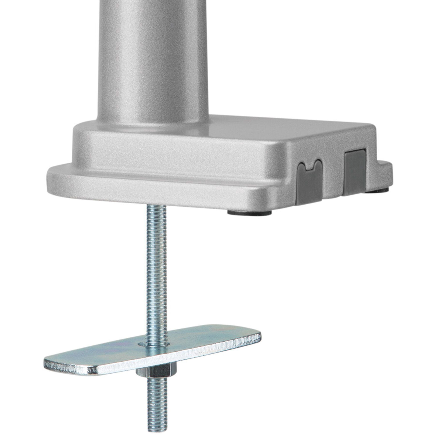 Premium aluminum single ergonomic monitor arm with C-clamp and grommet mounting — view 7