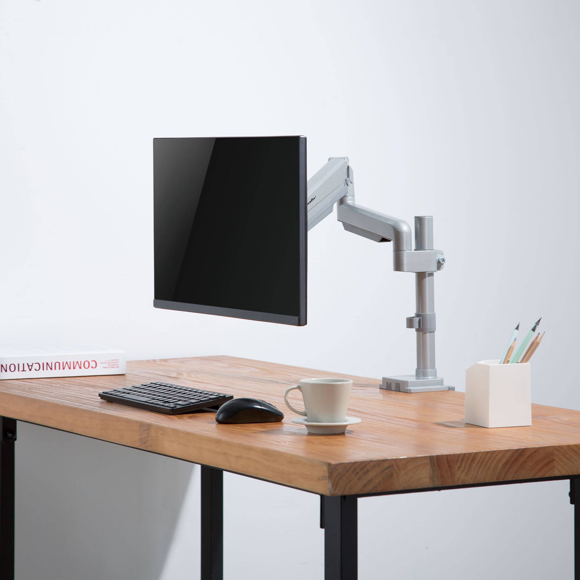 ERGOREACH EP15 aluminum single monitor arm with C-clamp mount — view 13