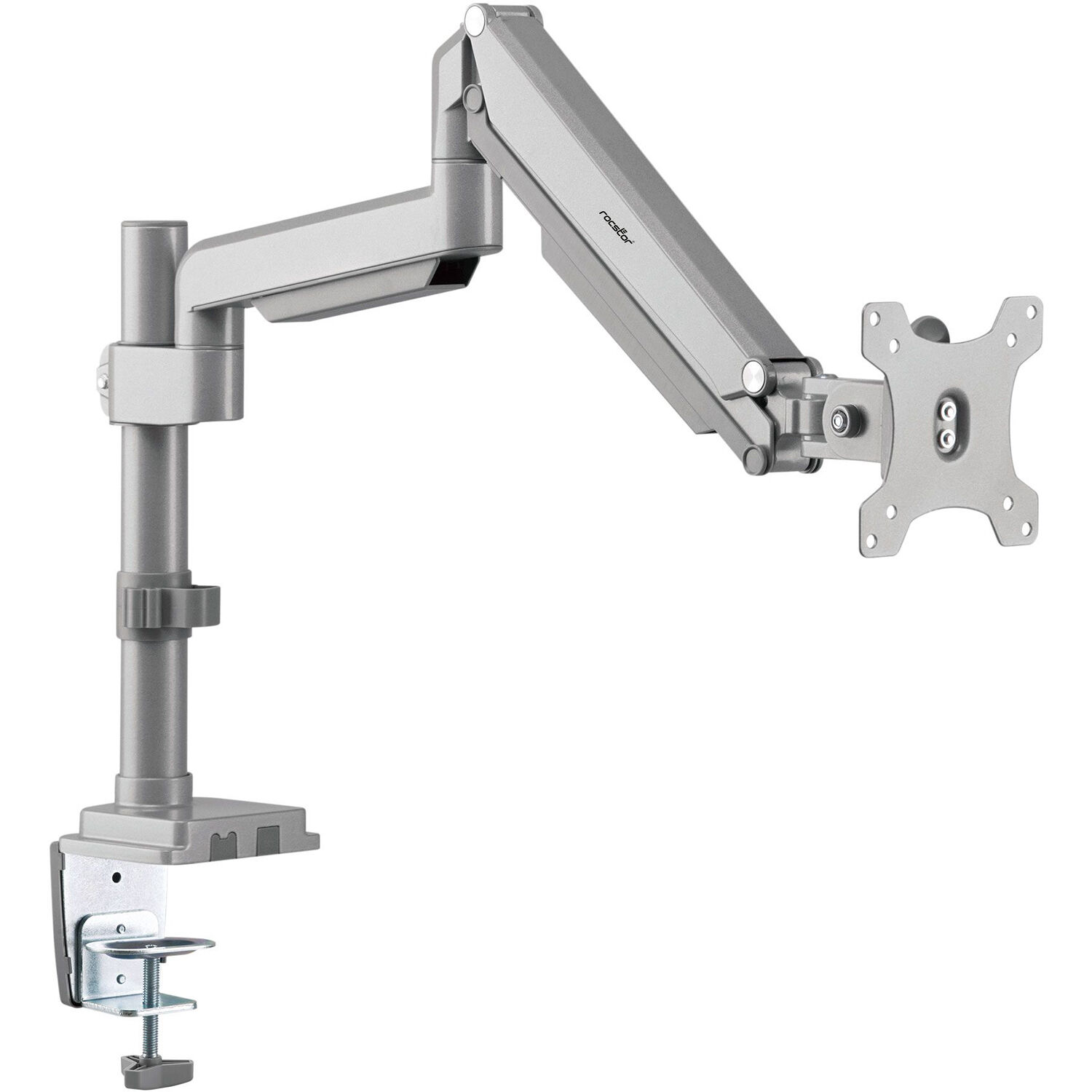 ERGOREACH EP15 aluminum single monitor arm with C-clamp mount — view 2