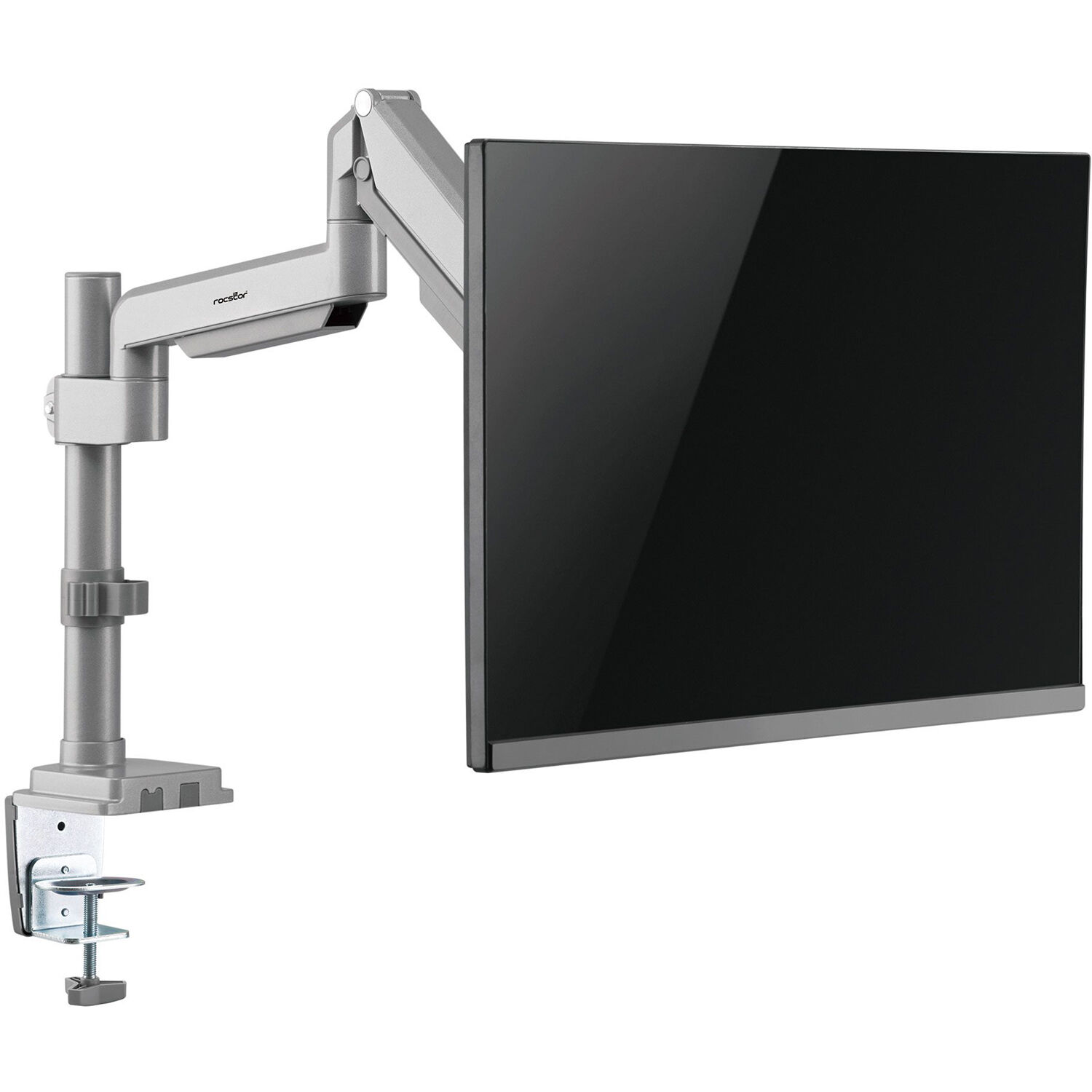 ERGOREACH EP15 aluminum single monitor arm with C-clamp mount — view 6