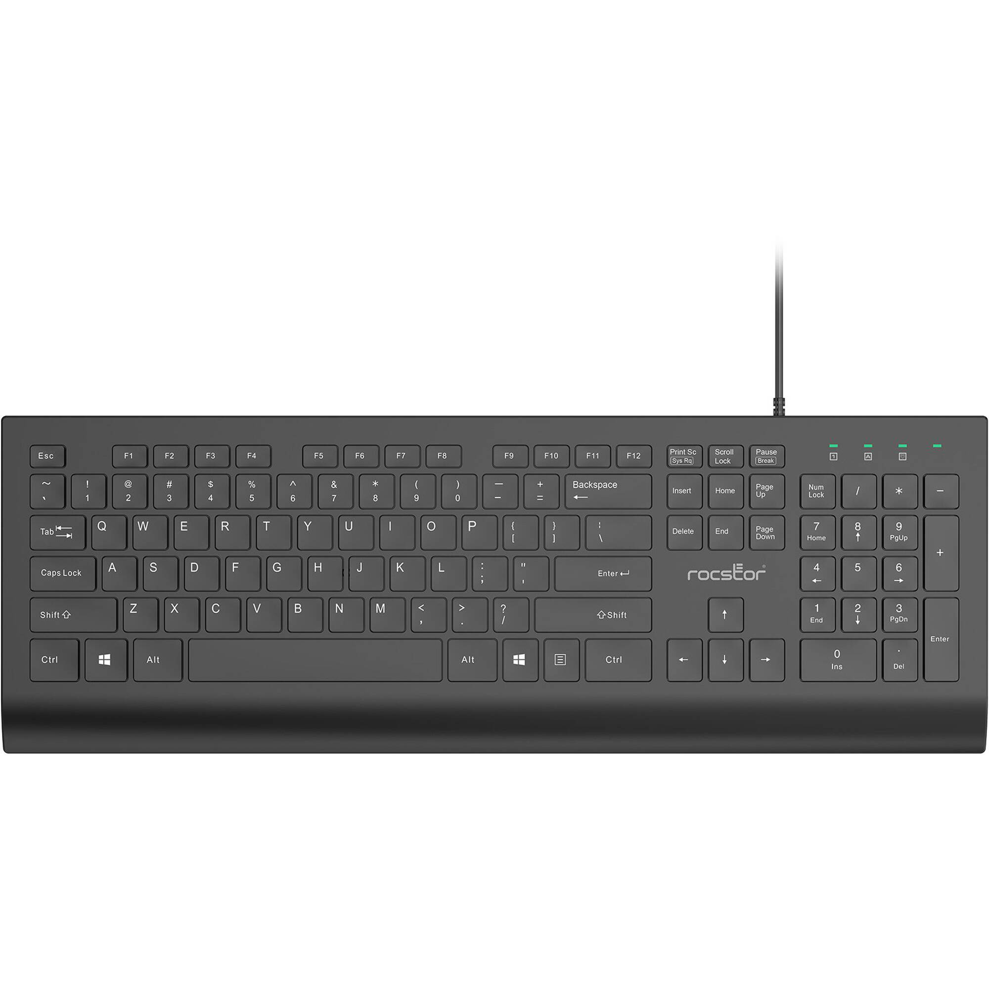 PREMIUM K10 WIRED KEYBOARD - 104 KEY FUNCTION - CABLE CONNECTIVITY - USB TYPE A — view 2