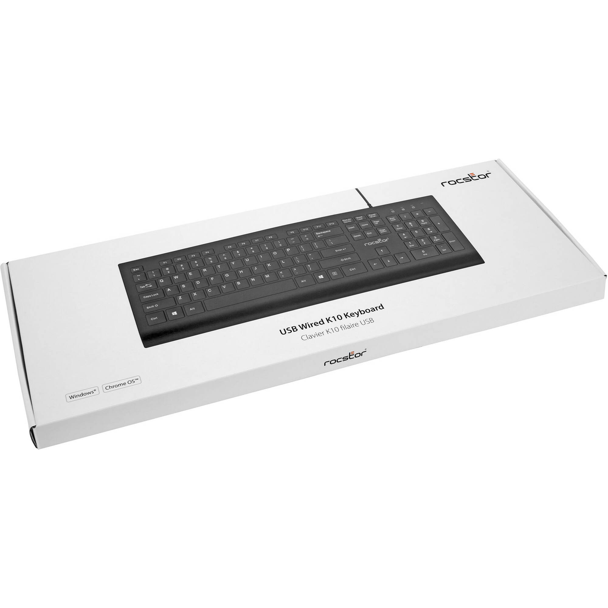 PREMIUM K10 WIRED KEYBOARD - 104 KEY FUNCTION - CABLE CONNECTIVITY - USB TYPE A — view 4