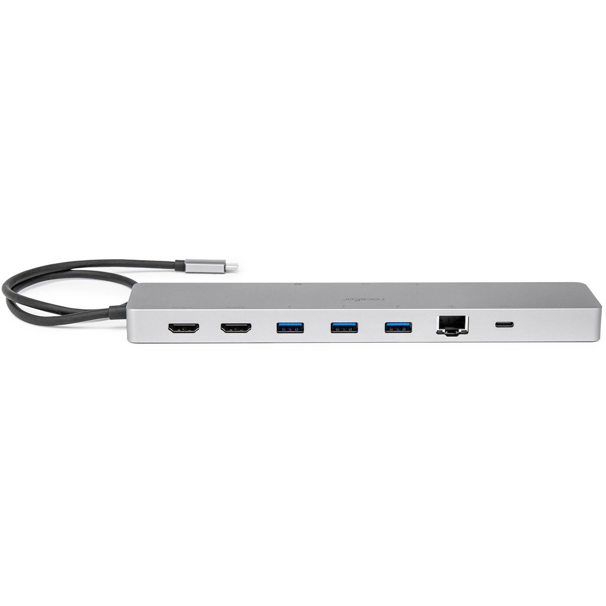 PREMIUM USB-C DUAL DISPLAY PORTABLE DOCK MULTIPORT - 1X 8K@30HZ, 1X 4K@60HZ - 1X — view 3