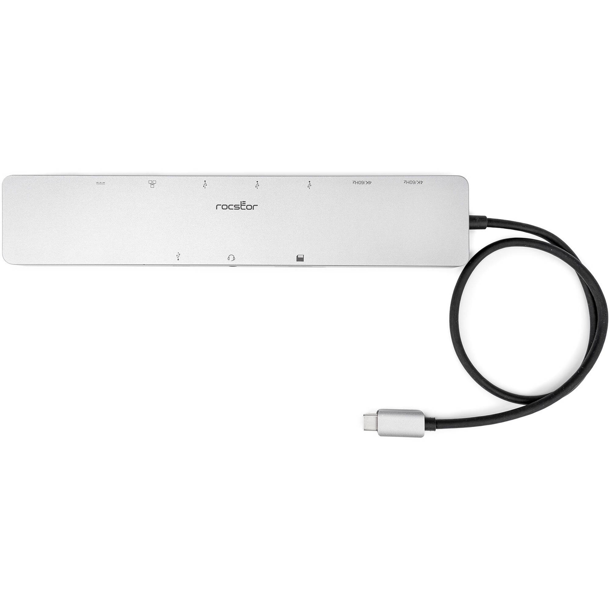PREMIUM USB-C DUAL DISPLAY PORTABLE DOCK MULTIPORT - 1X 8K@30HZ, 1X 4K@60HZ - 1X — view 5