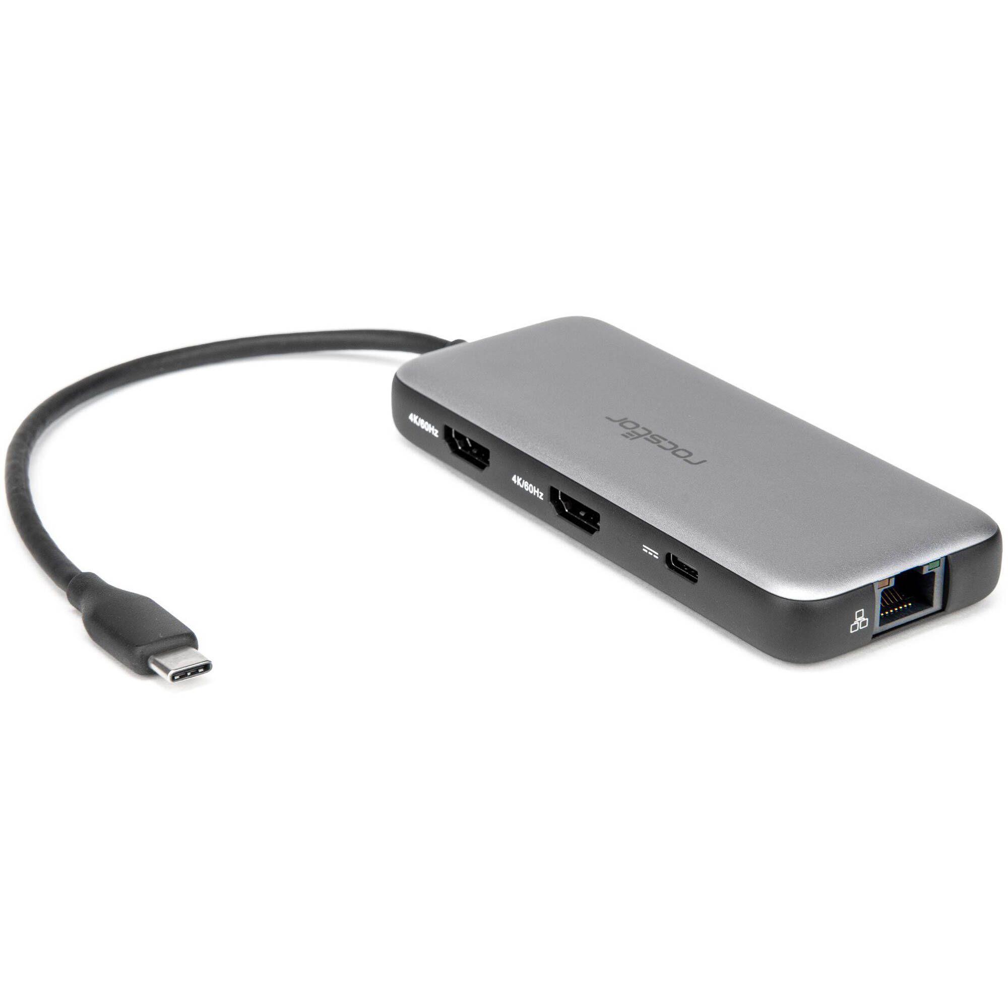 USB-C DUAL HDMI DISPLAY PORTABLE DOCK MULTIPORT WITH DP 1.4 ALT MODE - 2X HDMI 4 — view 2