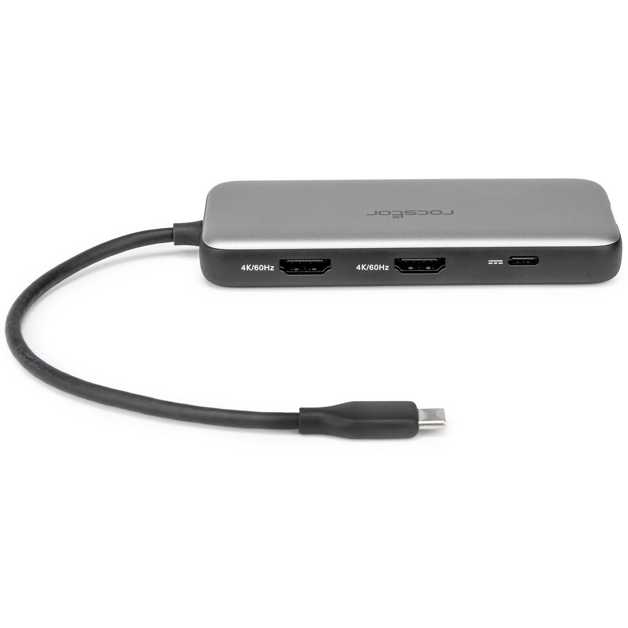 USB-C DUAL HDMI DISPLAY PORTABLE DOCK MULTIPORT WITH DP 1.4 ALT MODE - 2X HDMI 4 — view 4