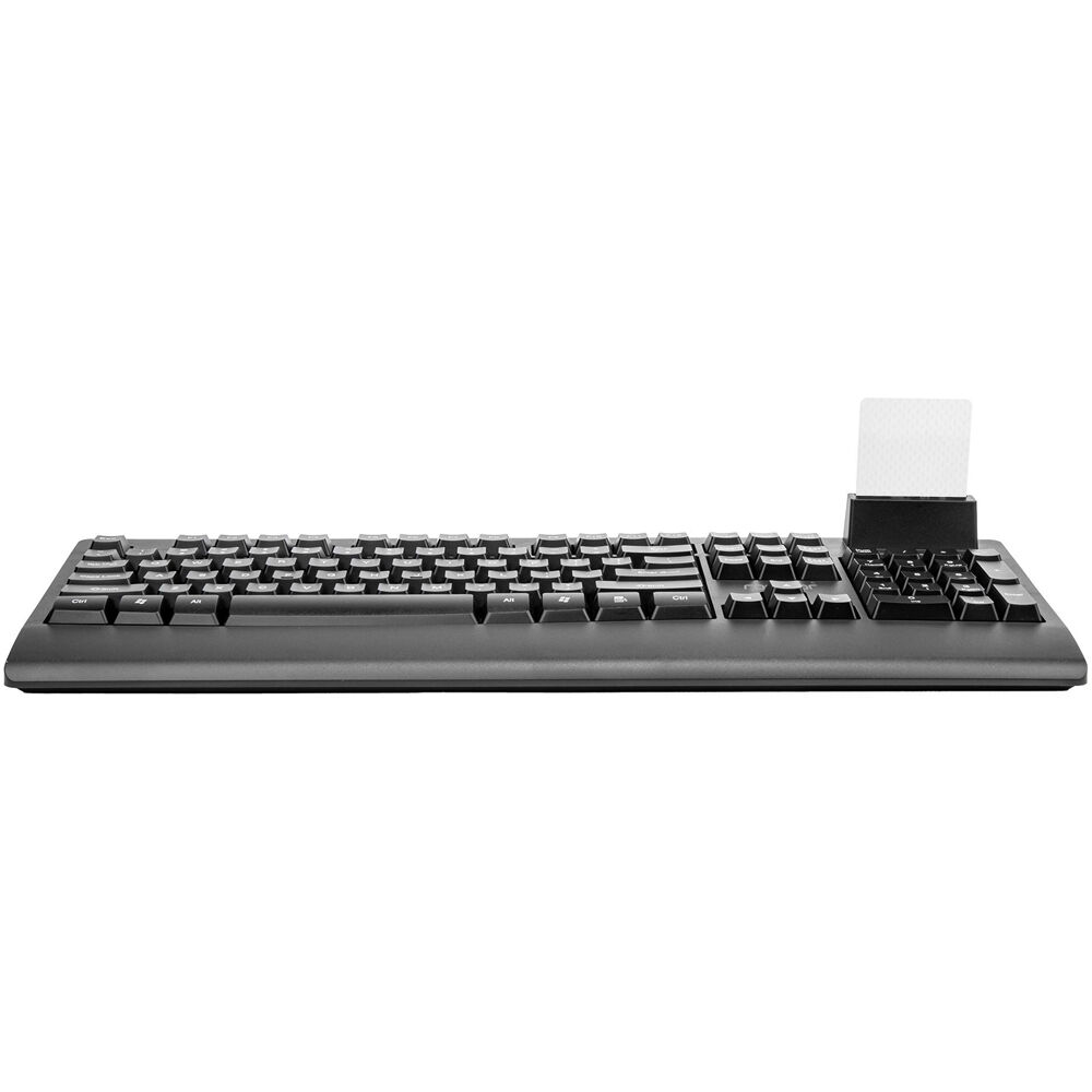 KS18 SECURITY USB KEYBOARD WITH BUILT-IN SMARTCARD READER - 104 KEYS - COMMON AC — view 2