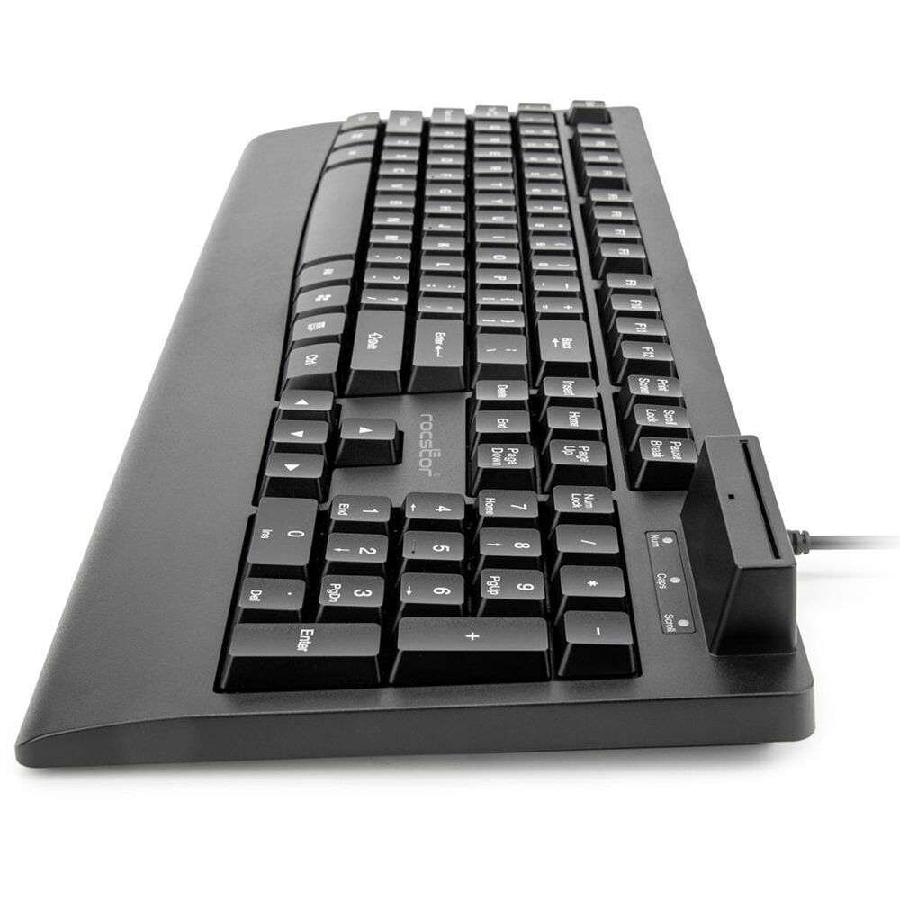 KS18 SECURITY USB KEYBOARD WITH BUILT-IN SMARTCARD READER - 104 KEYS - COMMON AC — view 4