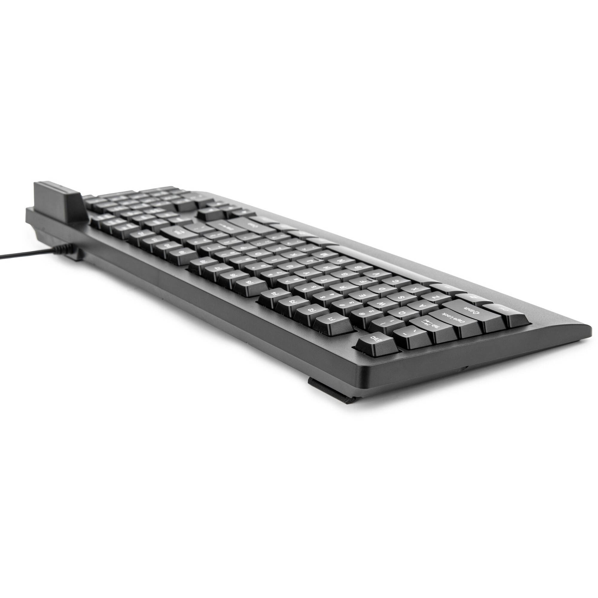 KS18 SECURITY USB KEYBOARD WITH BUILT-IN SMARTCARD READER - 104 KEYS - COMMON AC — view 5