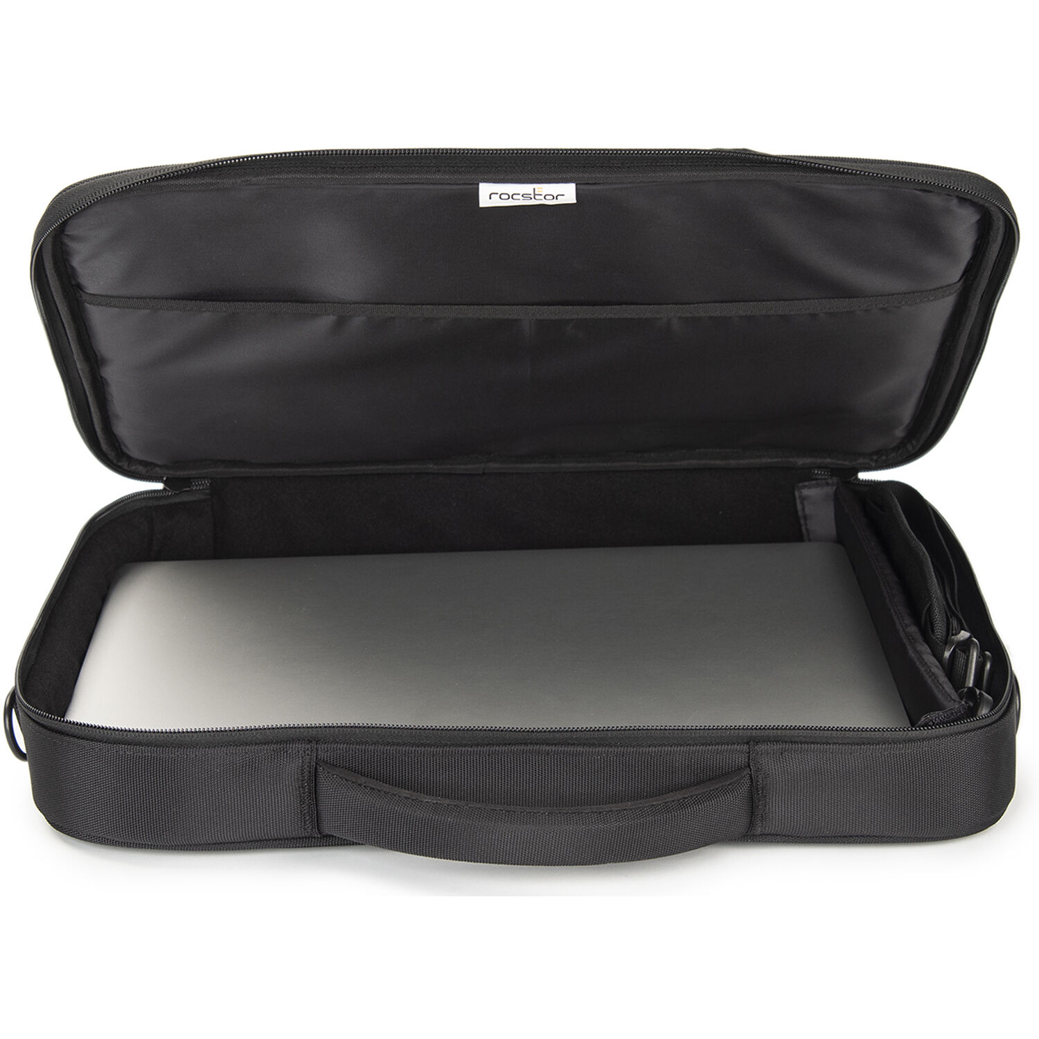 PREMIUM 13IN & 14IN PROFESSIONAL FRONTLOADING UNIVERSAL BRIEFCASE LAPTOP CASE-WE — view 4