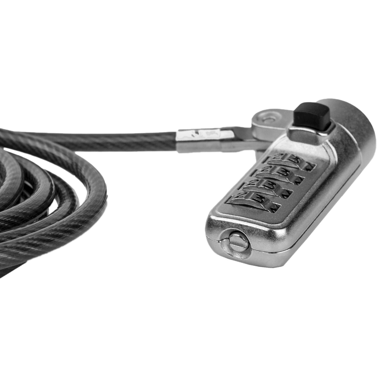 Black Rocbolt W21 cable lock with resettable 4-digit combination for Noble Wedge slots — view 6