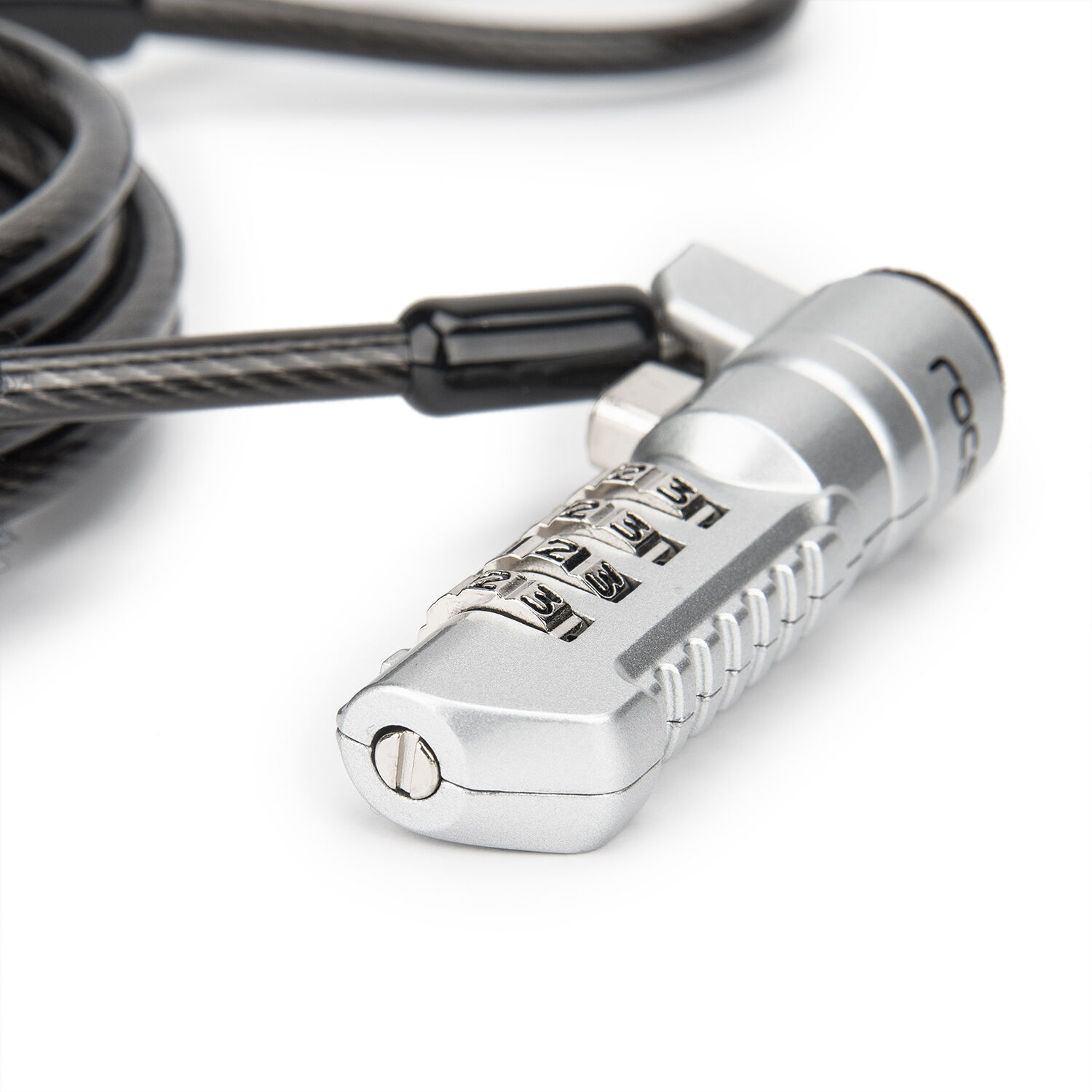 ROCBOLT N19 slim security cable with 4-digit resettable combination lock and nano-slot head — view 6