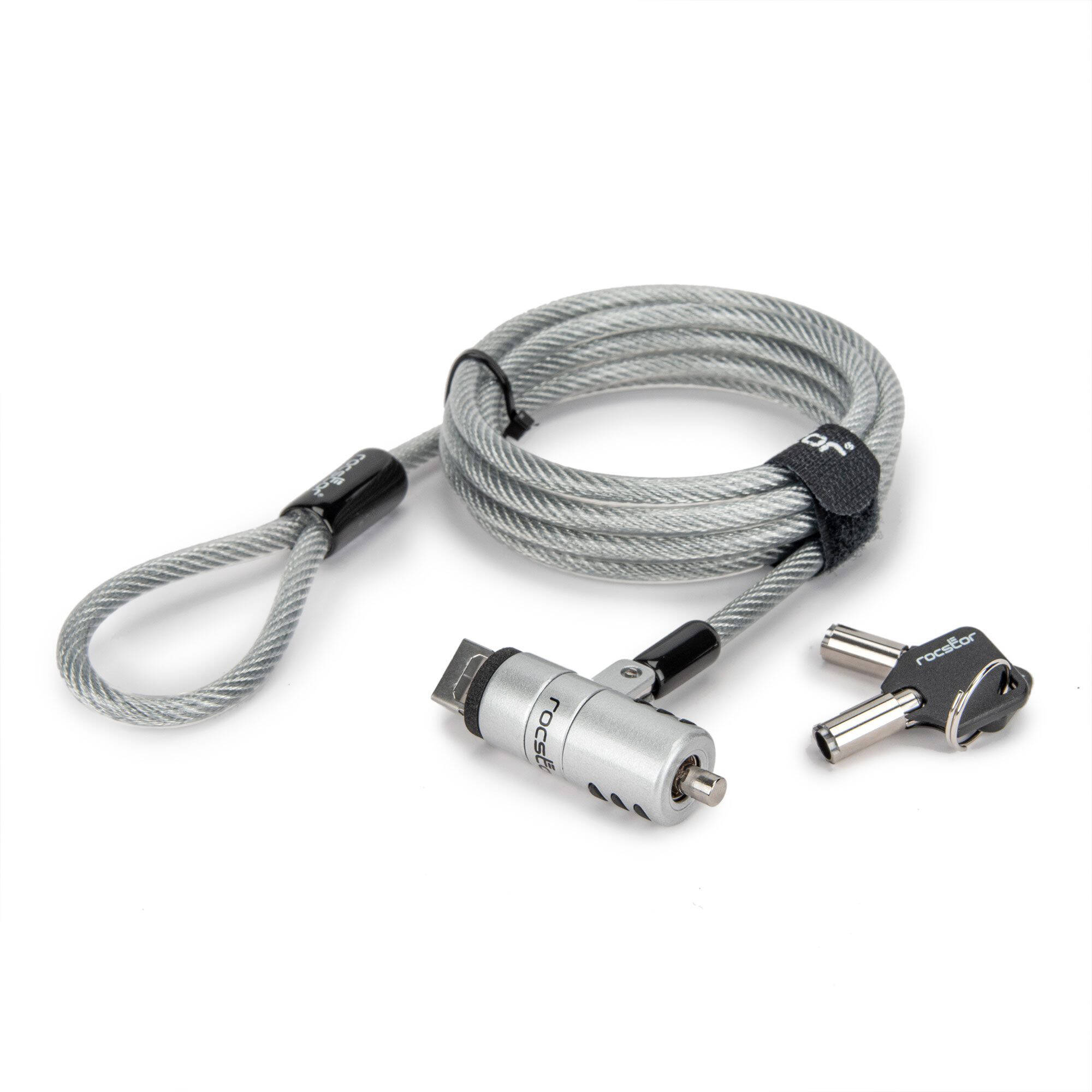 ROCBOLT USB security cable keyed lock for securing USB-connected devices in shared workspaces — view 3