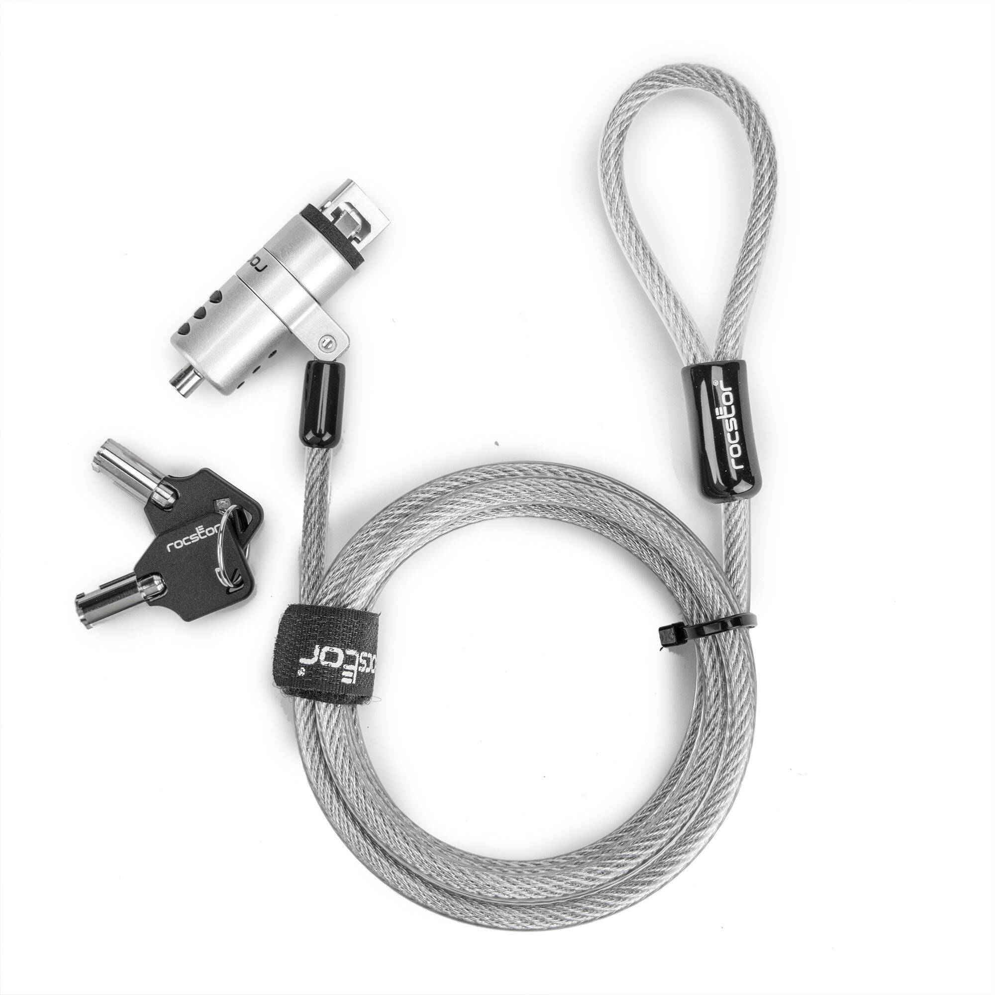 ROCBOLT USB security cable keyed lock for securing USB-connected devices in shared workspaces — view 4