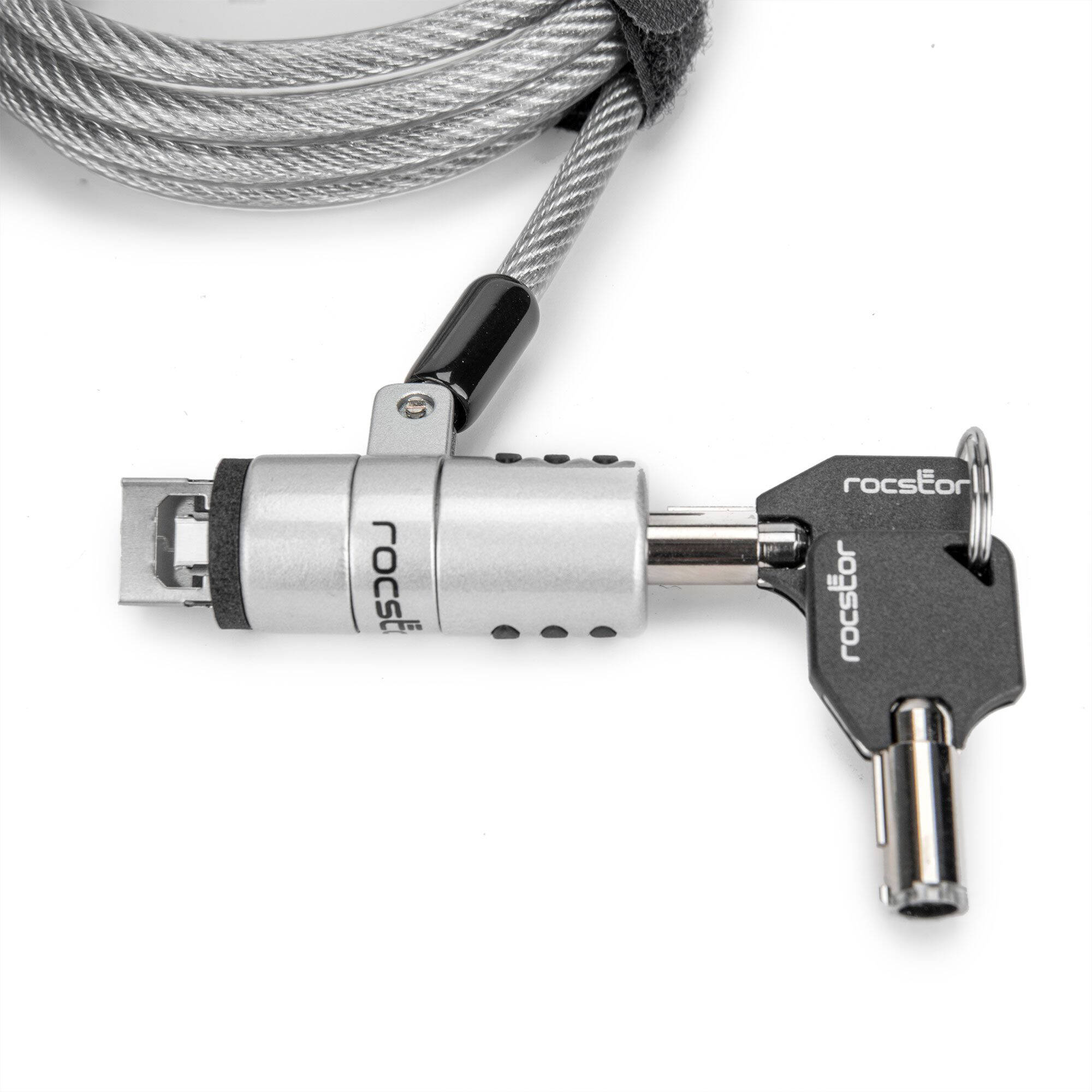 ROCBOLT USB security cable keyed lock for securing USB-connected devices in shared workspaces — view 5
