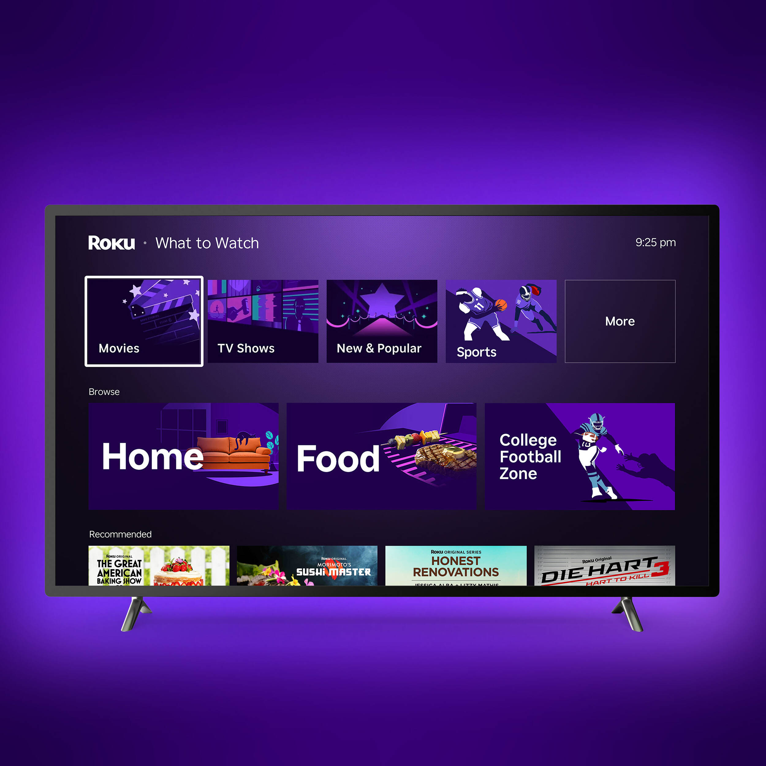 Roku Streaming Stick 3840R compact 4K HDR streaming device — view 2