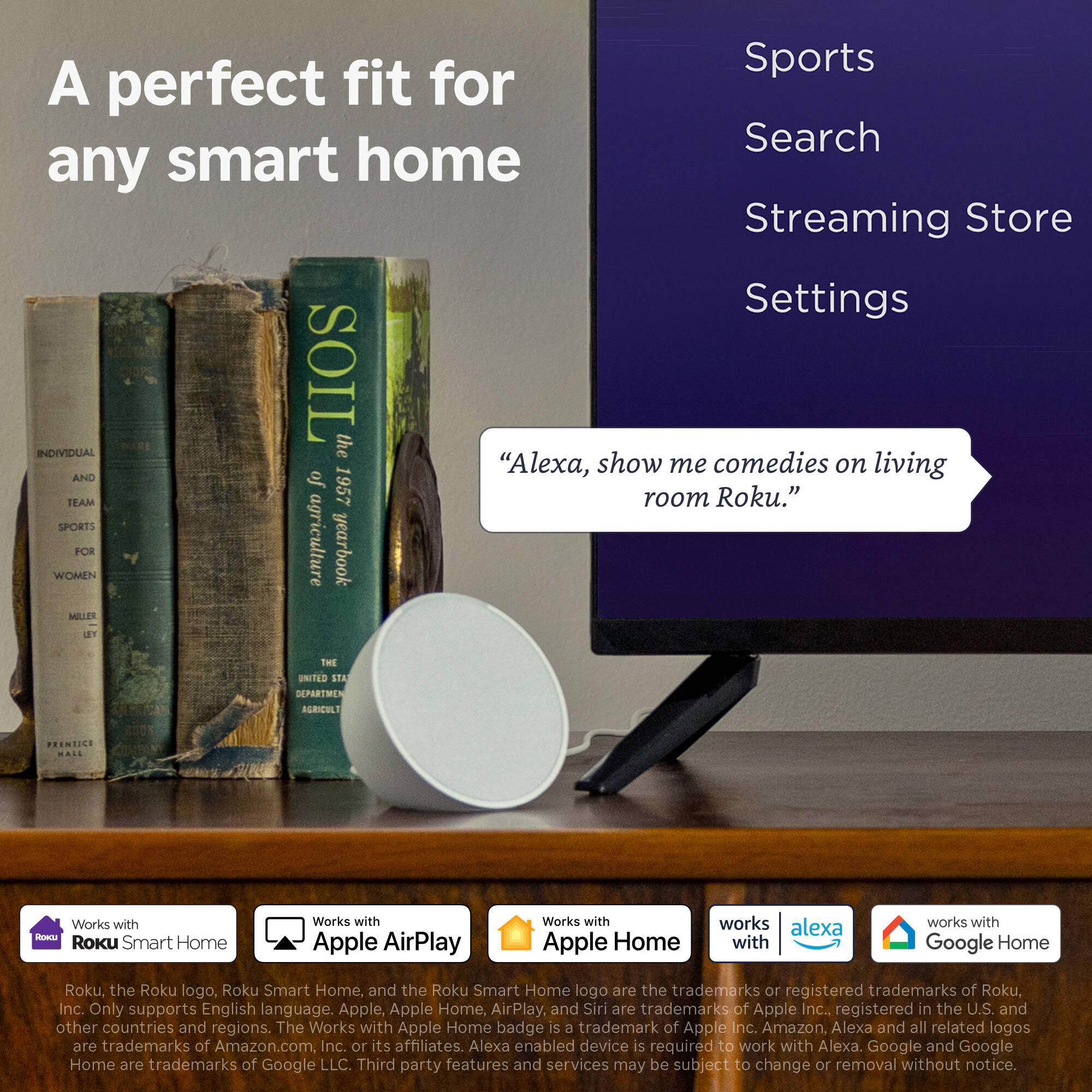 Roku Streaming Stick 3840R compact 4K HDR streaming device — view 7